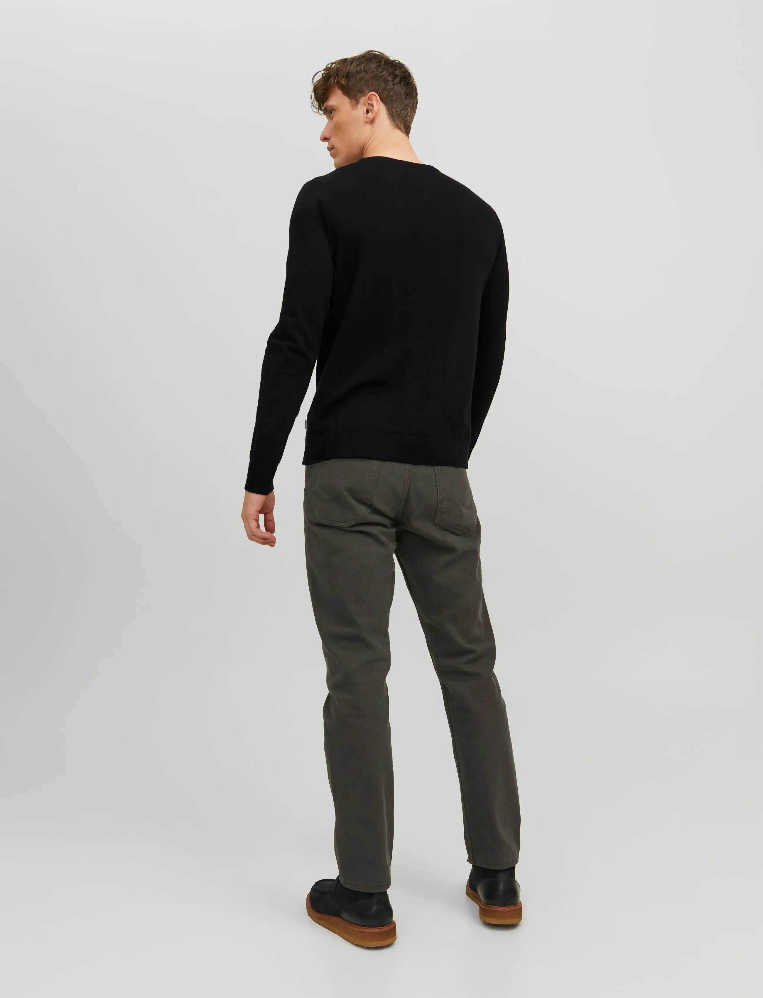 Jack & Jones - JJEEMIL KNIT CREW NECK NOOS - kringlótt hálsmál  - black - 2