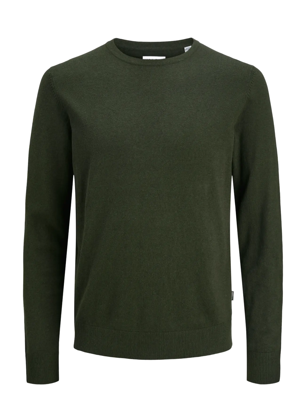 Jack & Jones JJEEMIL KNIT CREW NECK NOOS - Strik - DUFFEL BAG / khaki/green