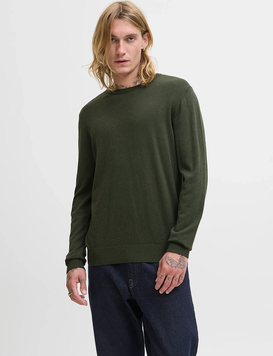 Jack & Jones - JJEEMIL KNIT CREW NECK NOOS - rundhals - duffel bag - 0