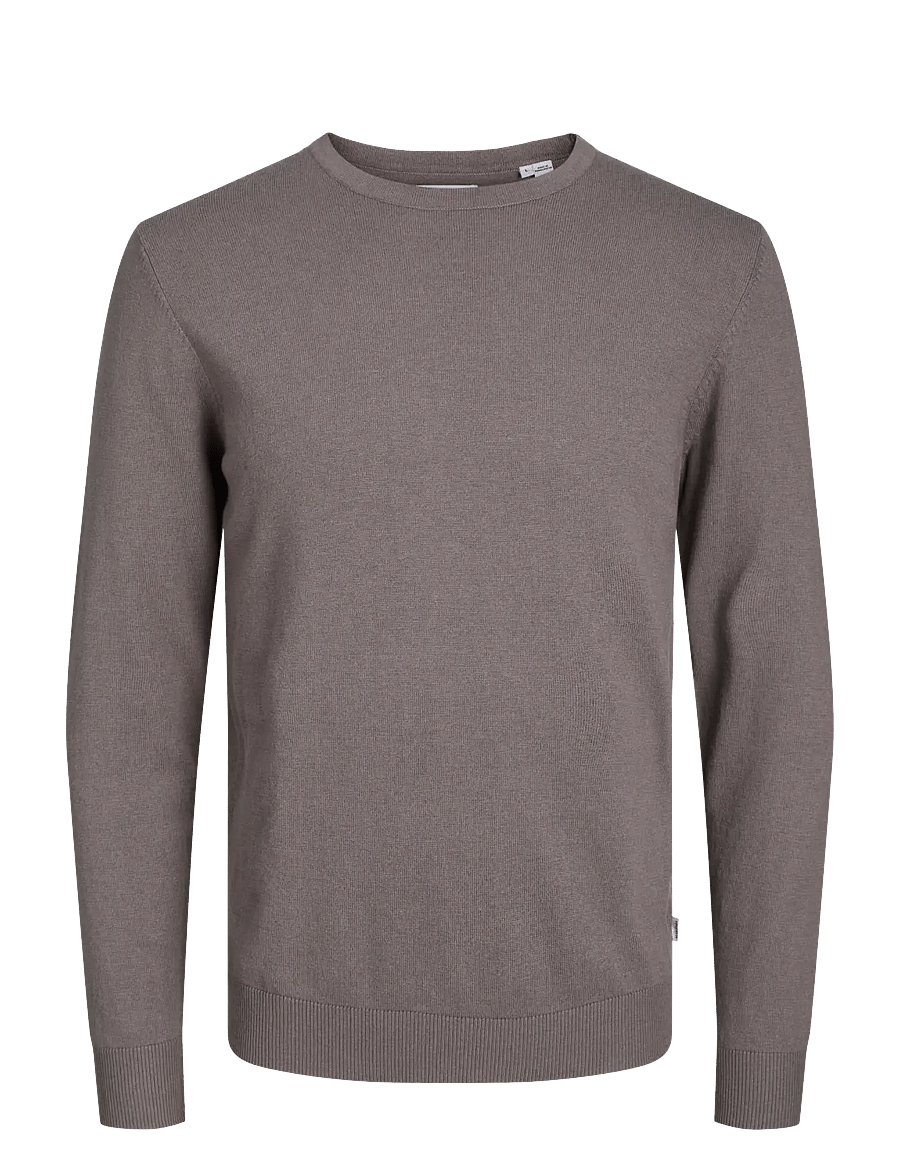 Jack & Jones - JJEEMIL KNIT CREW NECK NOOS - round necks - falcon - 1