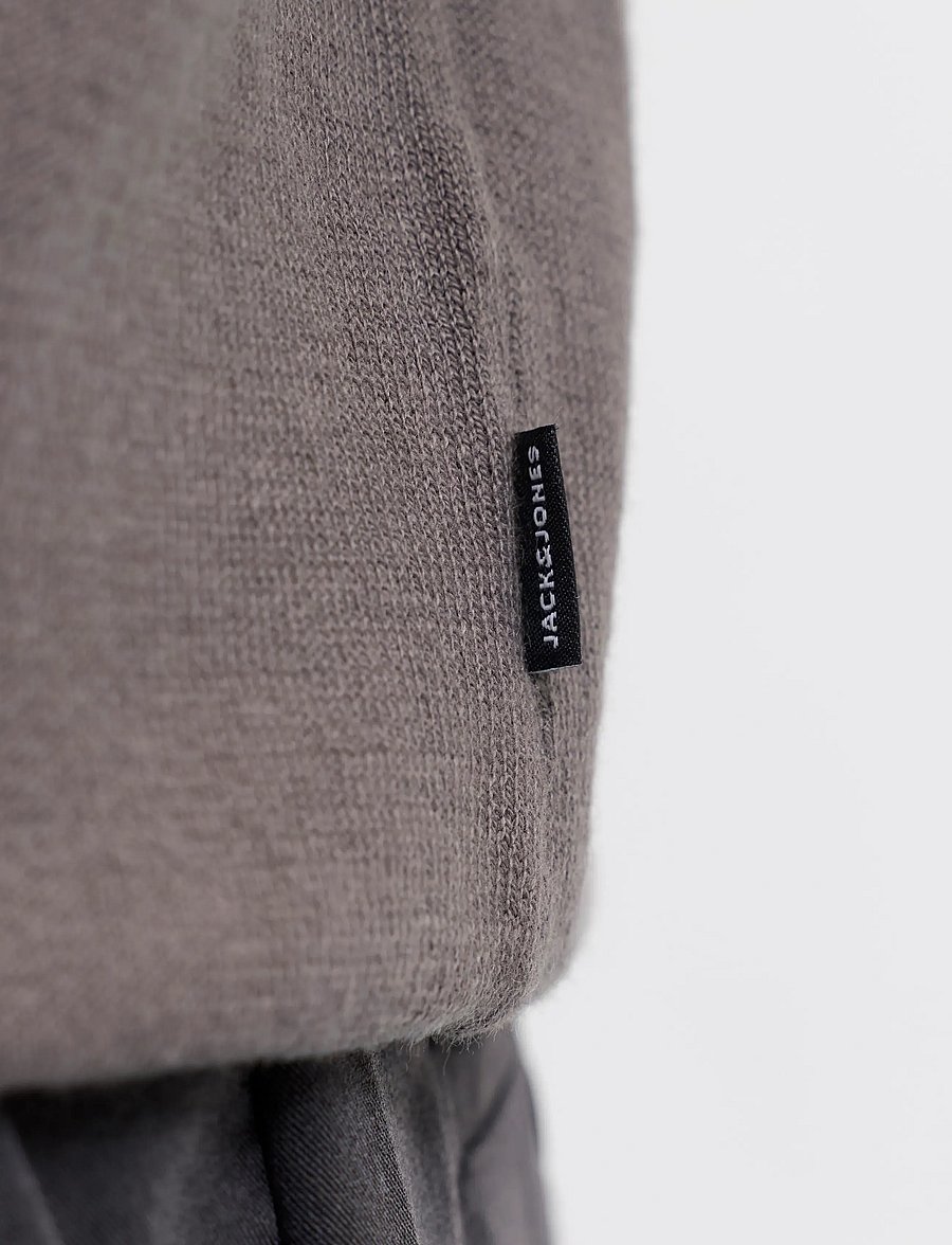 Jack & Jones - JJEEMIL KNIT CREW NECK NOOS - round necks - falcon - 4
