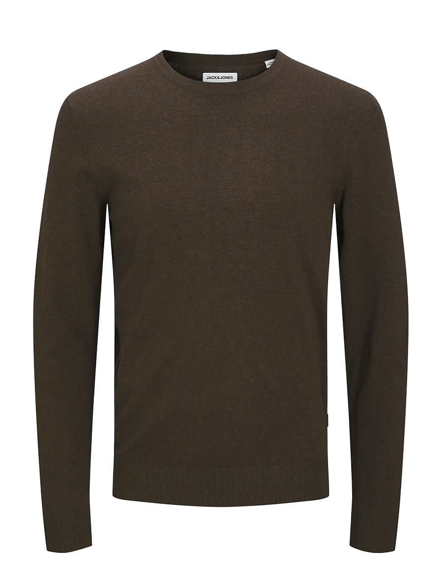 Jack & Jones - JJEEMIL KNIT CREW NECK NOOS - rundhals - mulch - 1