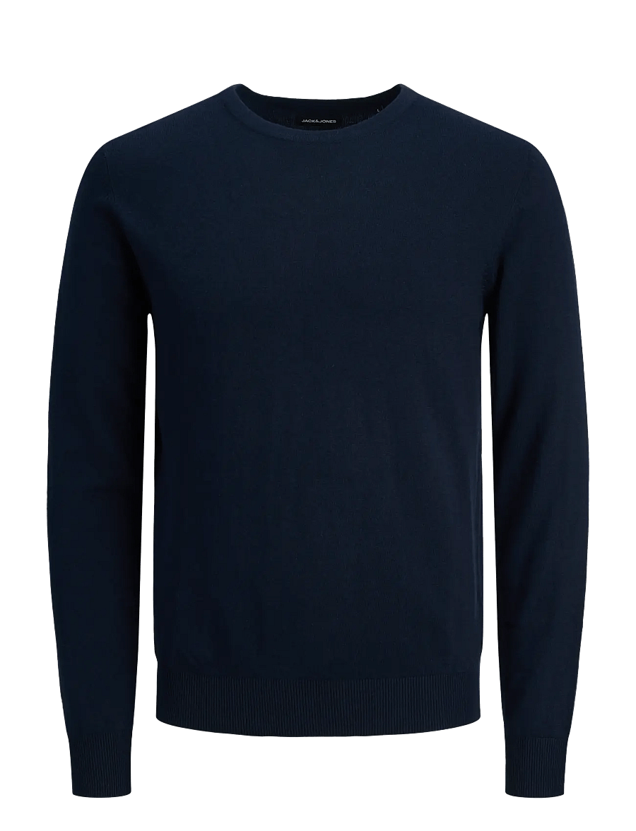 Jack & Jones - JJEEMIL KNIT CREW NECK NOOS - rundhals - navy blazer - 1