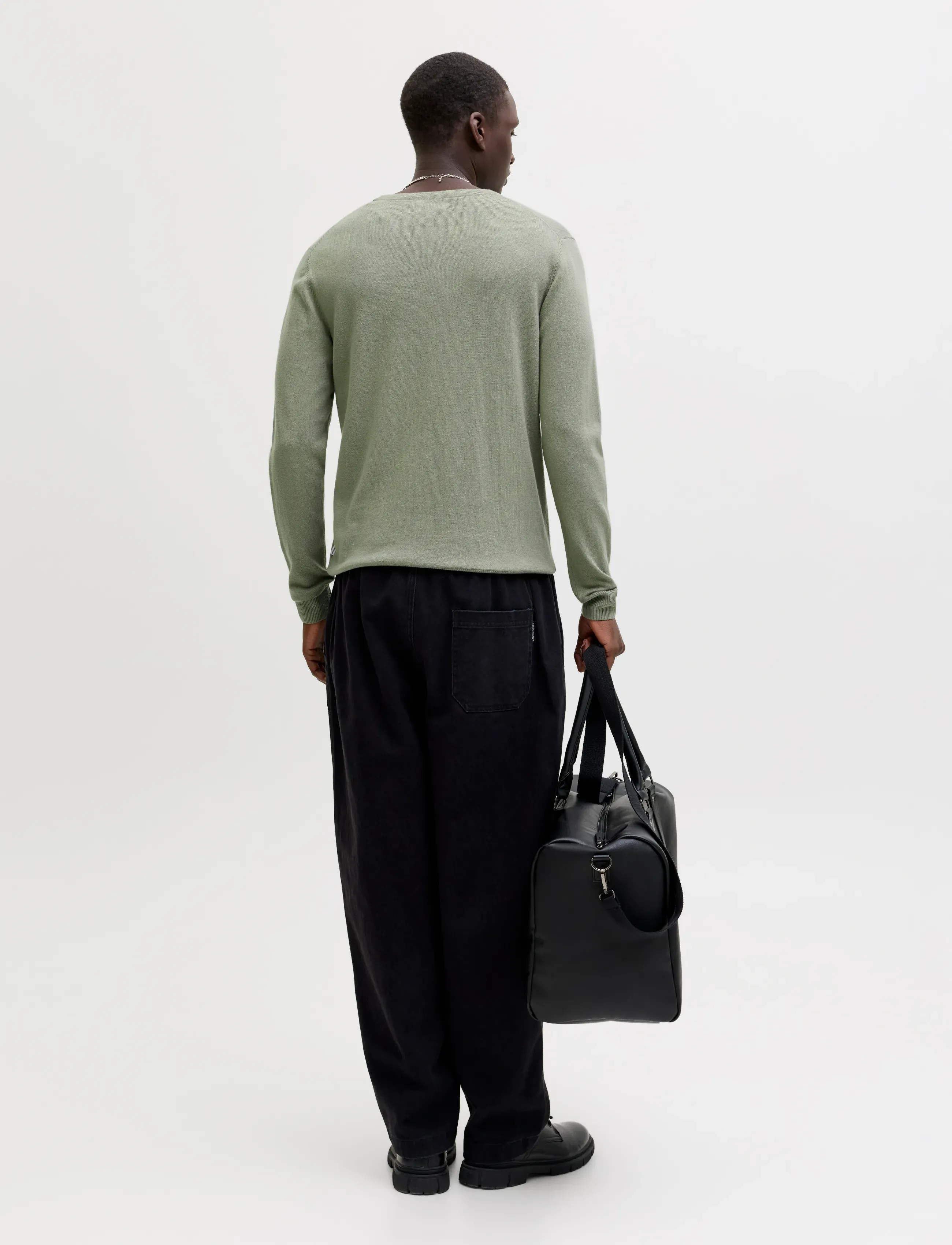 Jack & Jones - JJEEMIL KNIT CREW NECK NOOS - rund hals - vetiver - 3