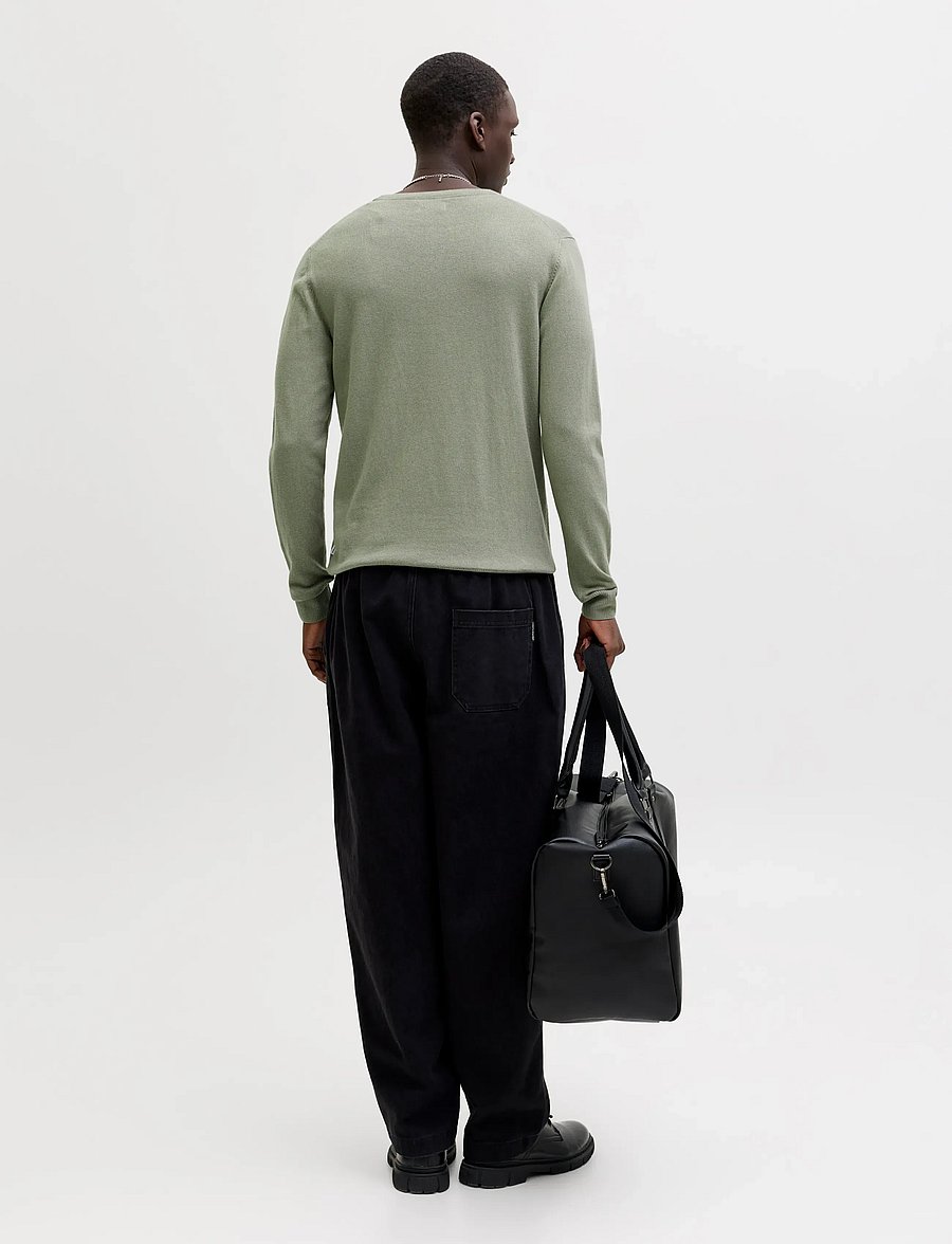 Jack & Jones - JJEEMIL KNIT CREW NECK NOOS - rundhals - vetiver - 3