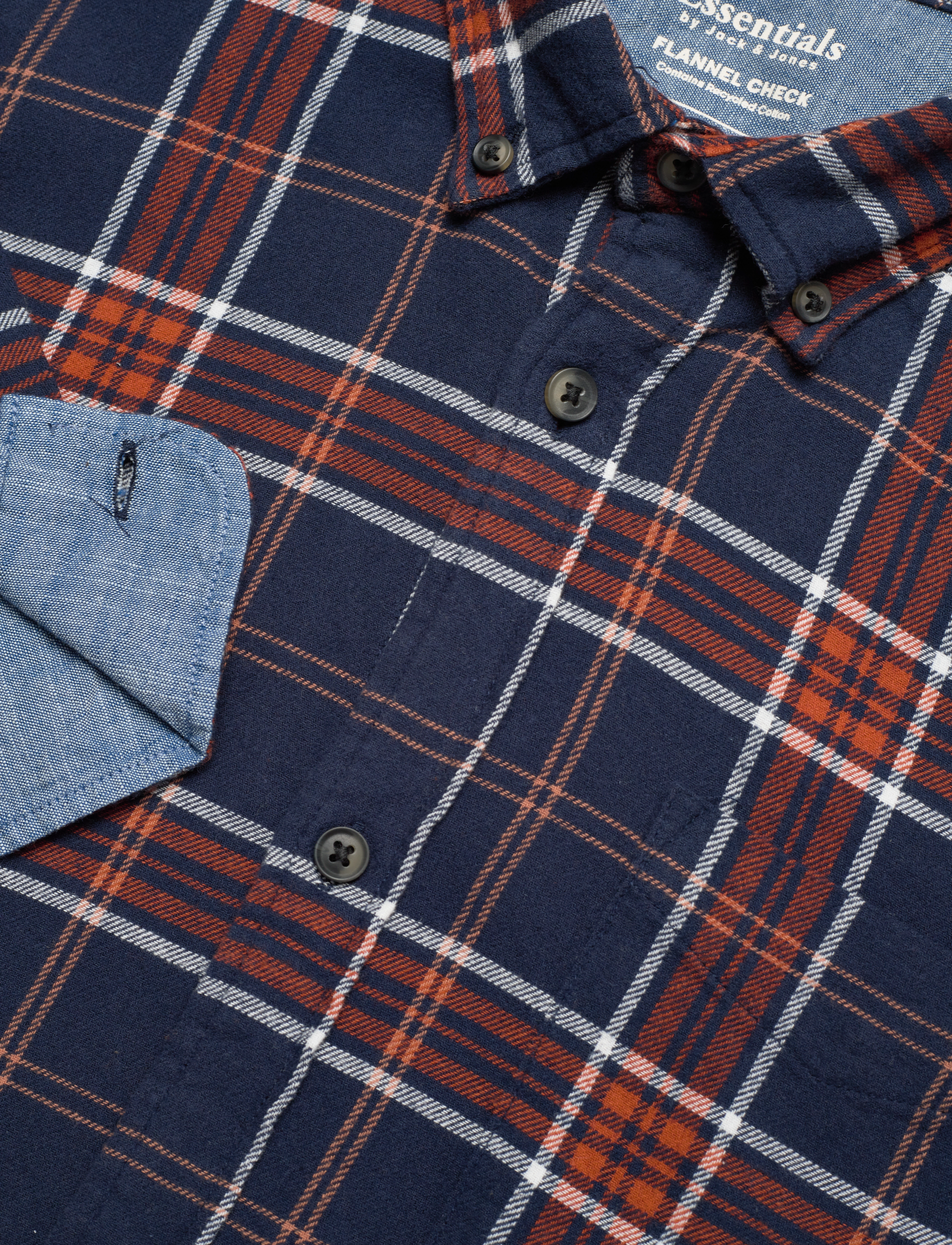 Jack & Jones - JJECLASSIC CHECK SHIRT L/S AU22 SN - hawaiian sunset - 4
