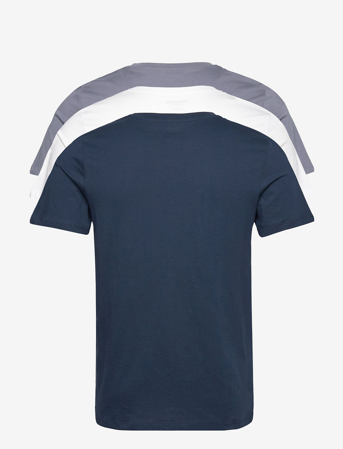 Jack & Jones - JJELOGO TEE SS O-NECK 2 COL SS22 3PK MP - navy blazer - 1