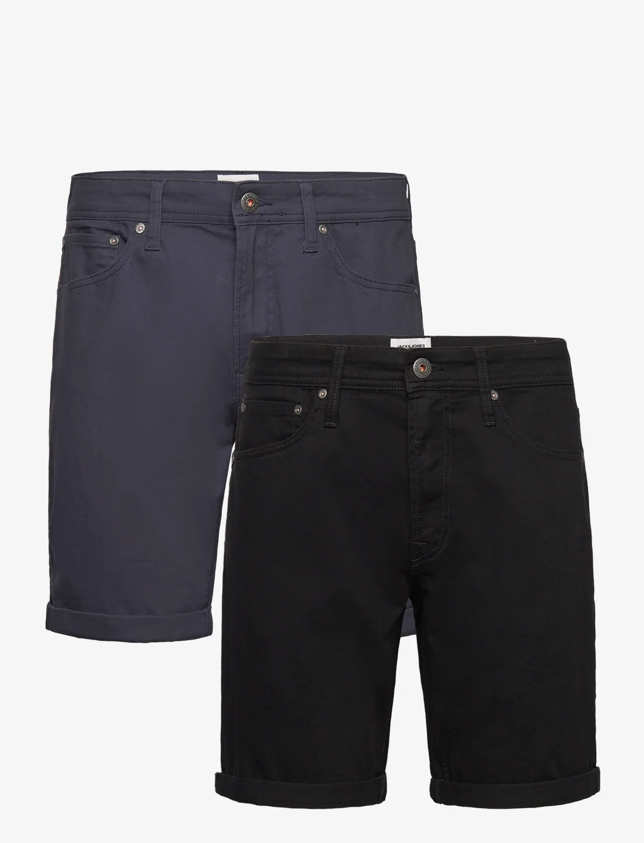 Jack & Jones - JPSTRICK JJORIGINAL SHORTS 2PK MP - denim shorts - navy blazer - 0