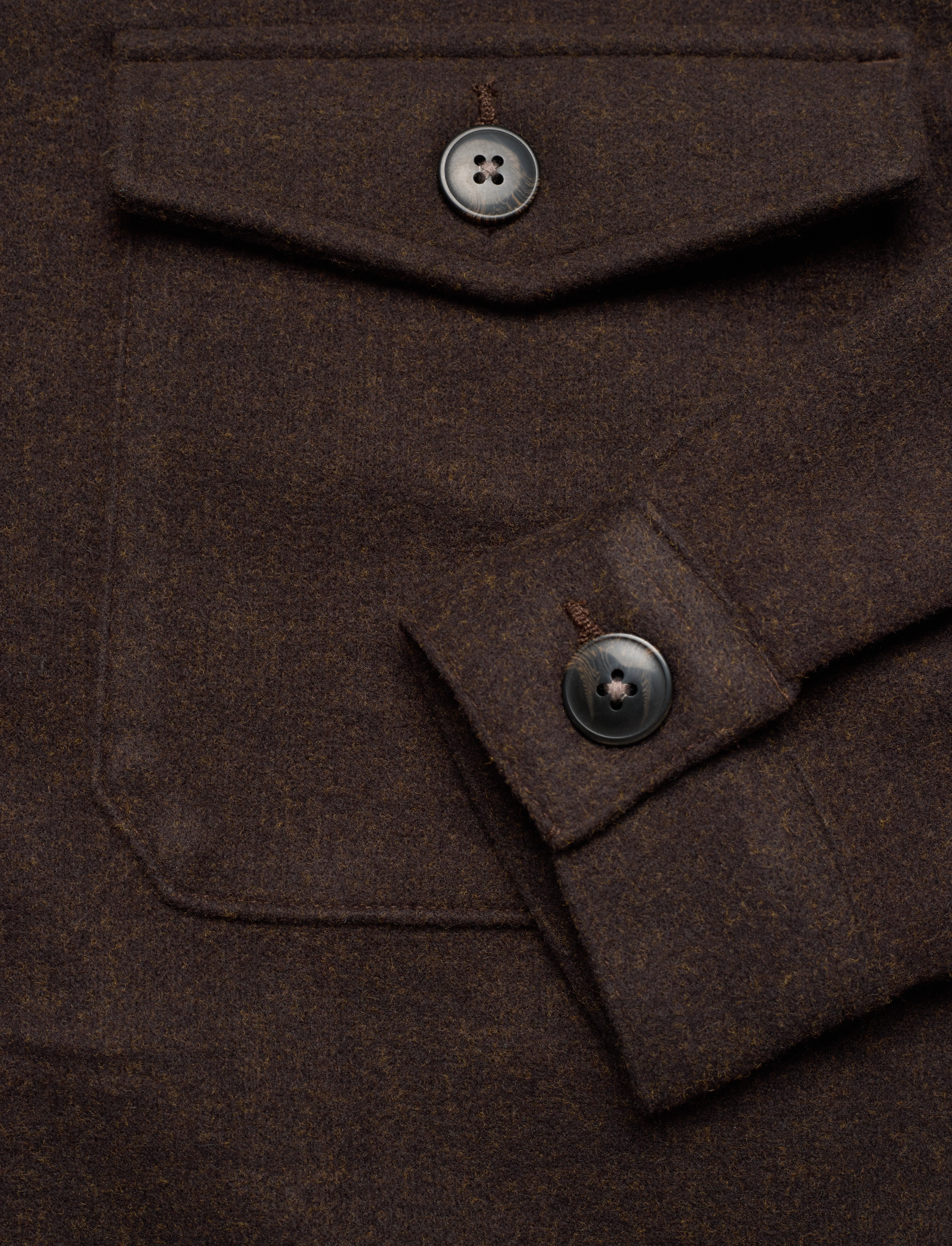Jack & Jones - JOROLLIE OVERSHIRT LS - seal brown - 4