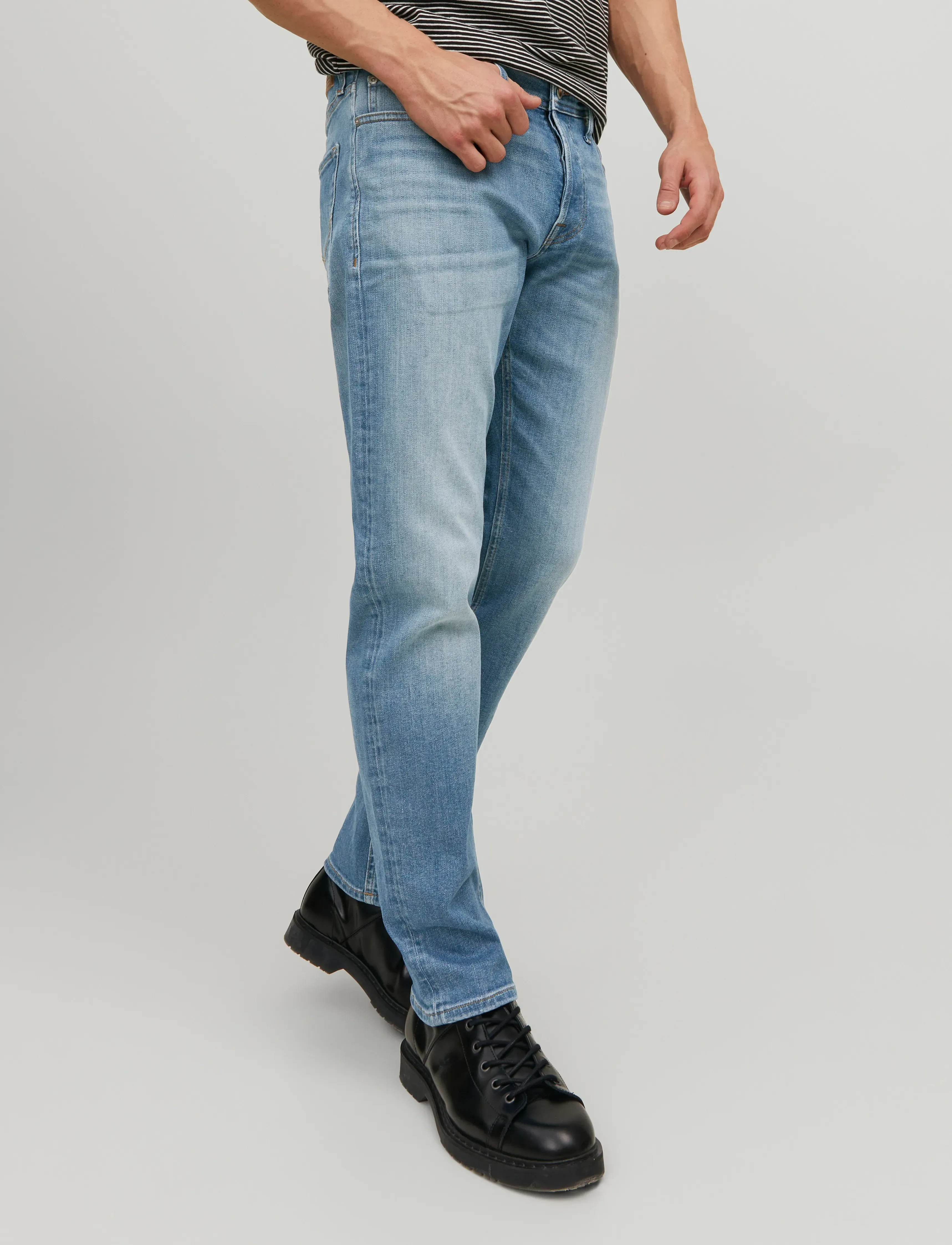Jack & Jones - JJIMIKE JJORIGINAL JOS 011 NOOS - oddmjóar gallabuxur - blue denim - 5