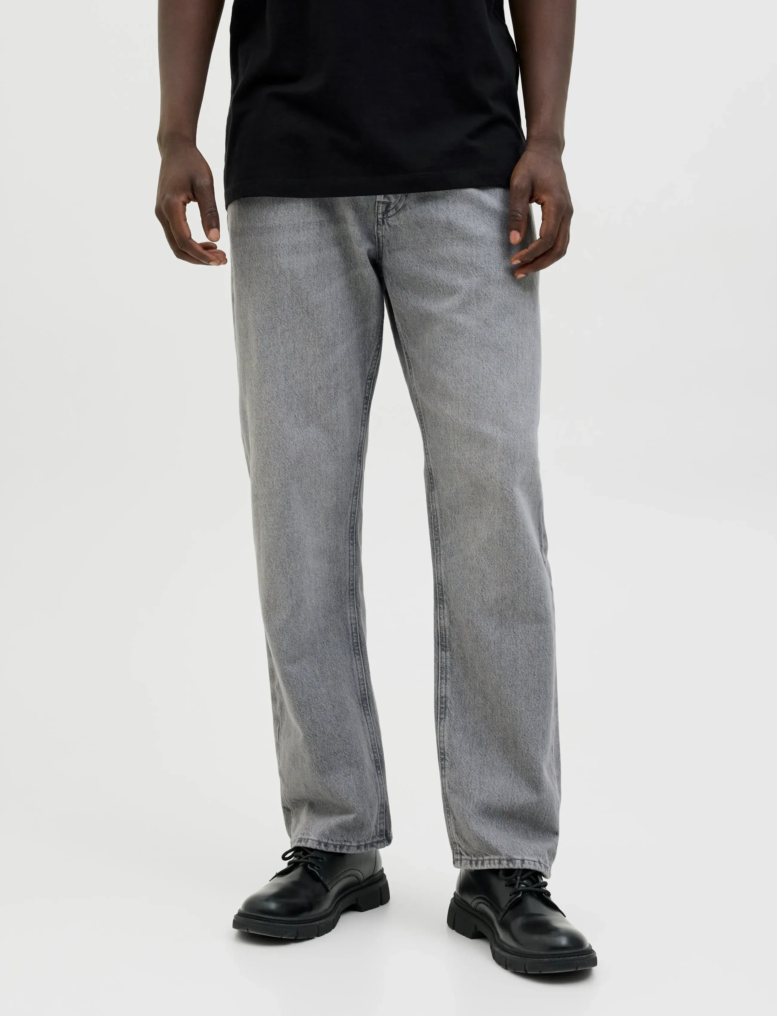 Jack & Jones - JJICHRIS JJORIGINAL SBD 020 NOOS - bukser & jeans - grey denim - 0