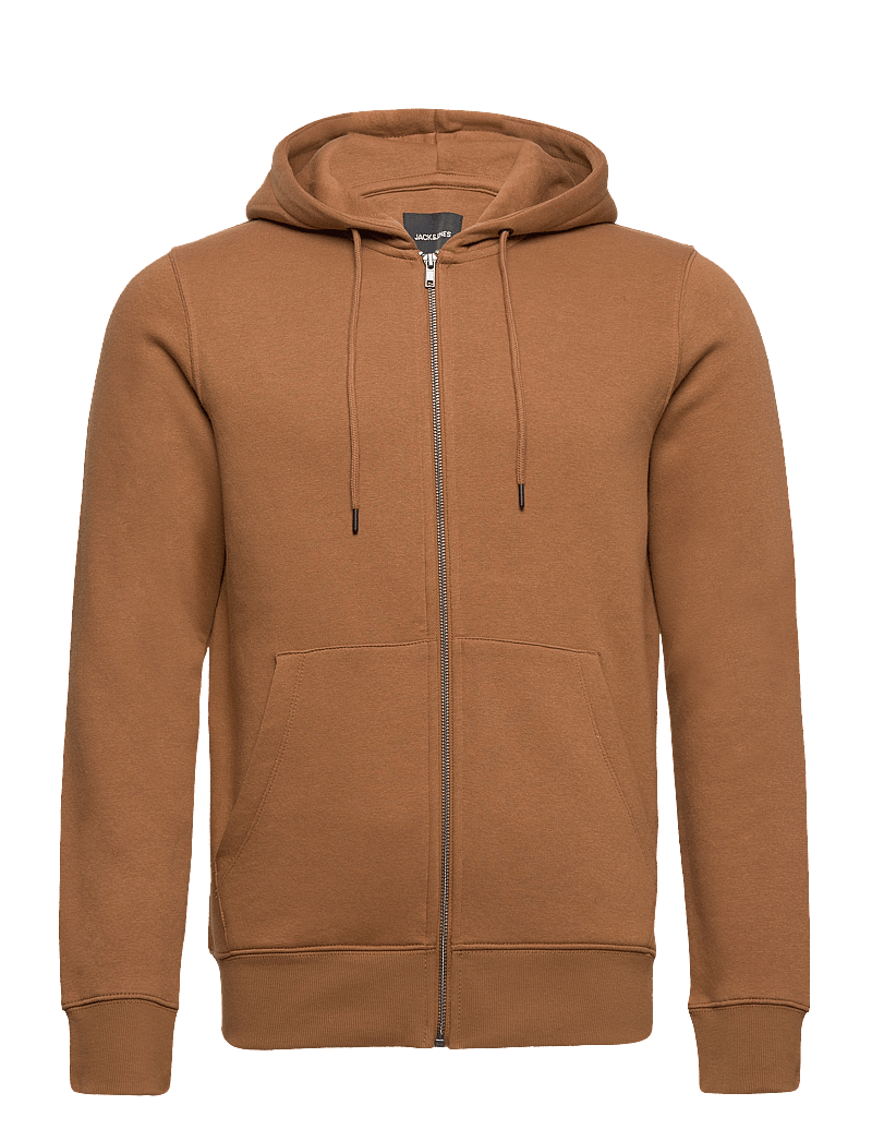 Essential Zip Primark Brown Hoodie Zip Up Jack Jones Jjestar Basic