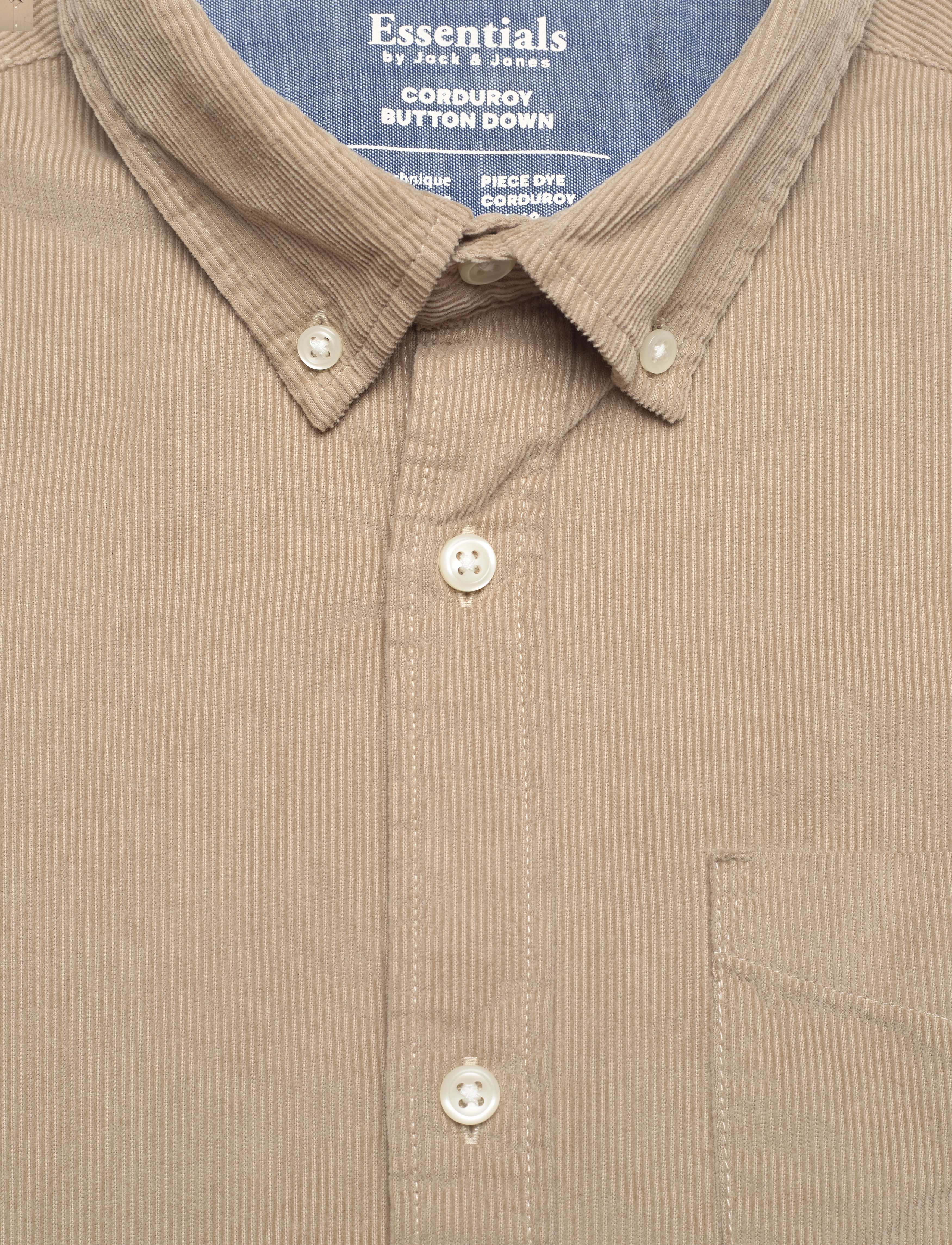Jack & Jones - JJECLASSIC CORDUROY SHIRT L/S SN - crockery - 2