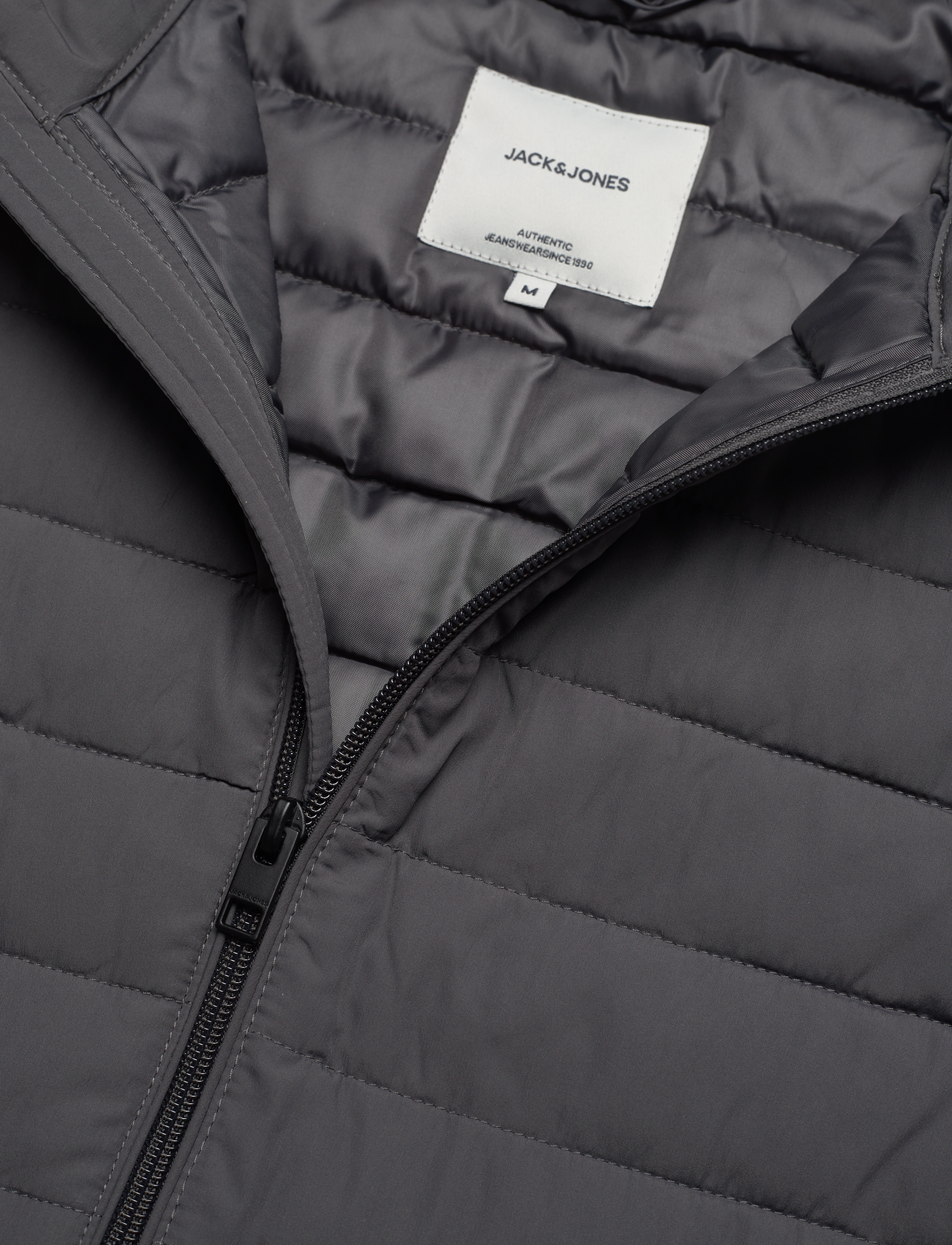 Jack & Jones - JJERECYCLE BODYWARMER NOOS - laveste priser - asphalt - 2