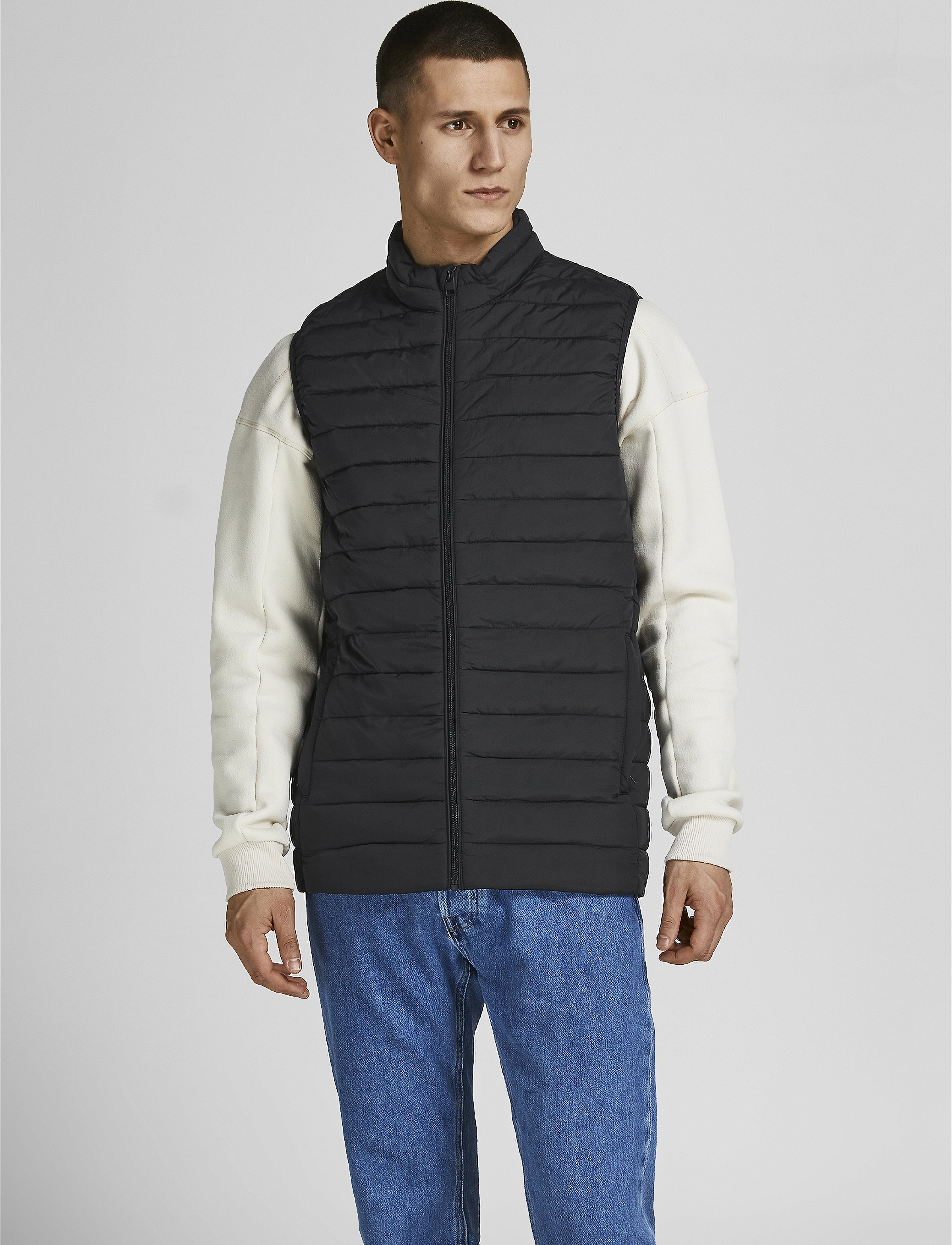 Jack & Jones Jjerecycle Bodywarmer Noos, S, Black, Overtøj > Veste, Herre