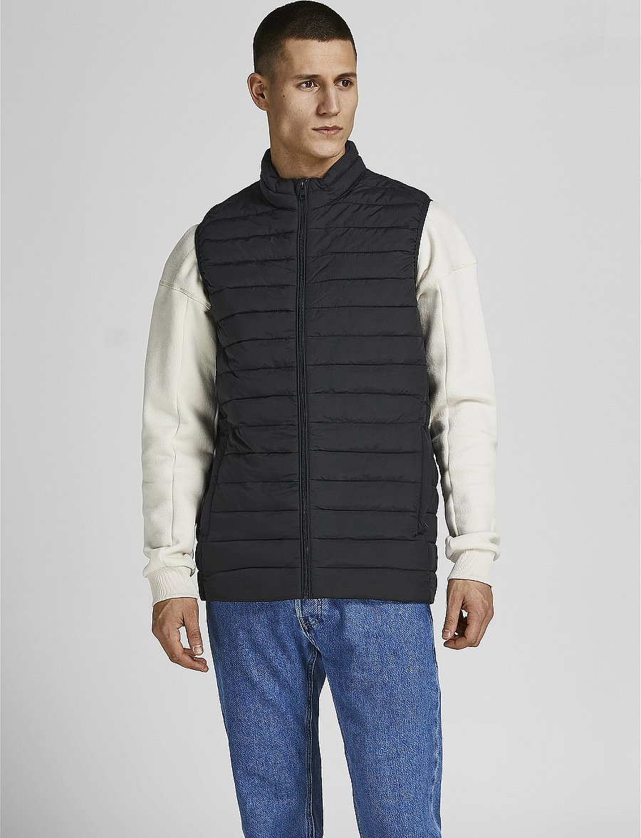 Jack & Jones - JJERECYCLE BODYWARMER NOOS - westen - black - 0