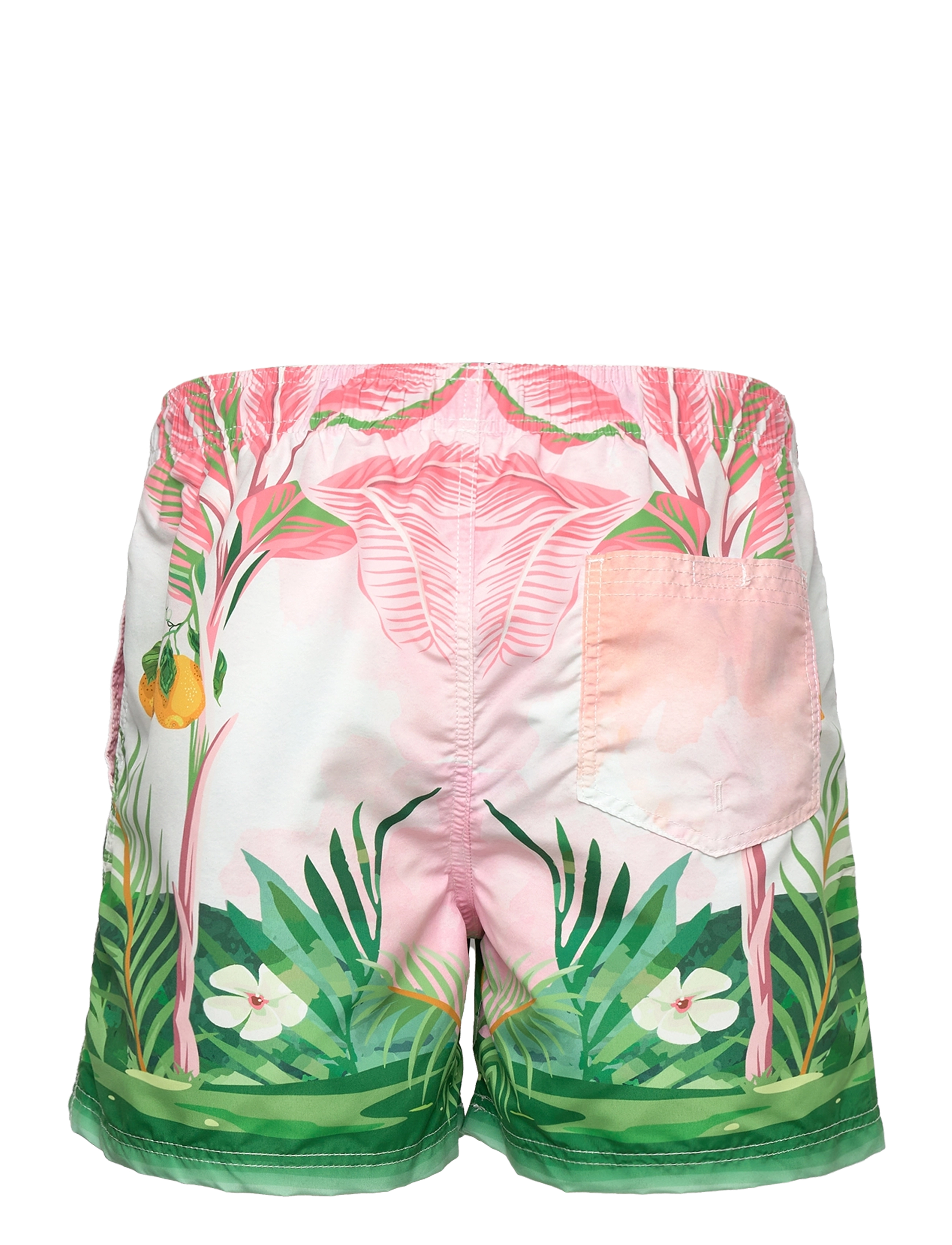 Jack & Jones - JPST CRETE JJSWIM AKM PINK PALMS TC122 - white - 1
