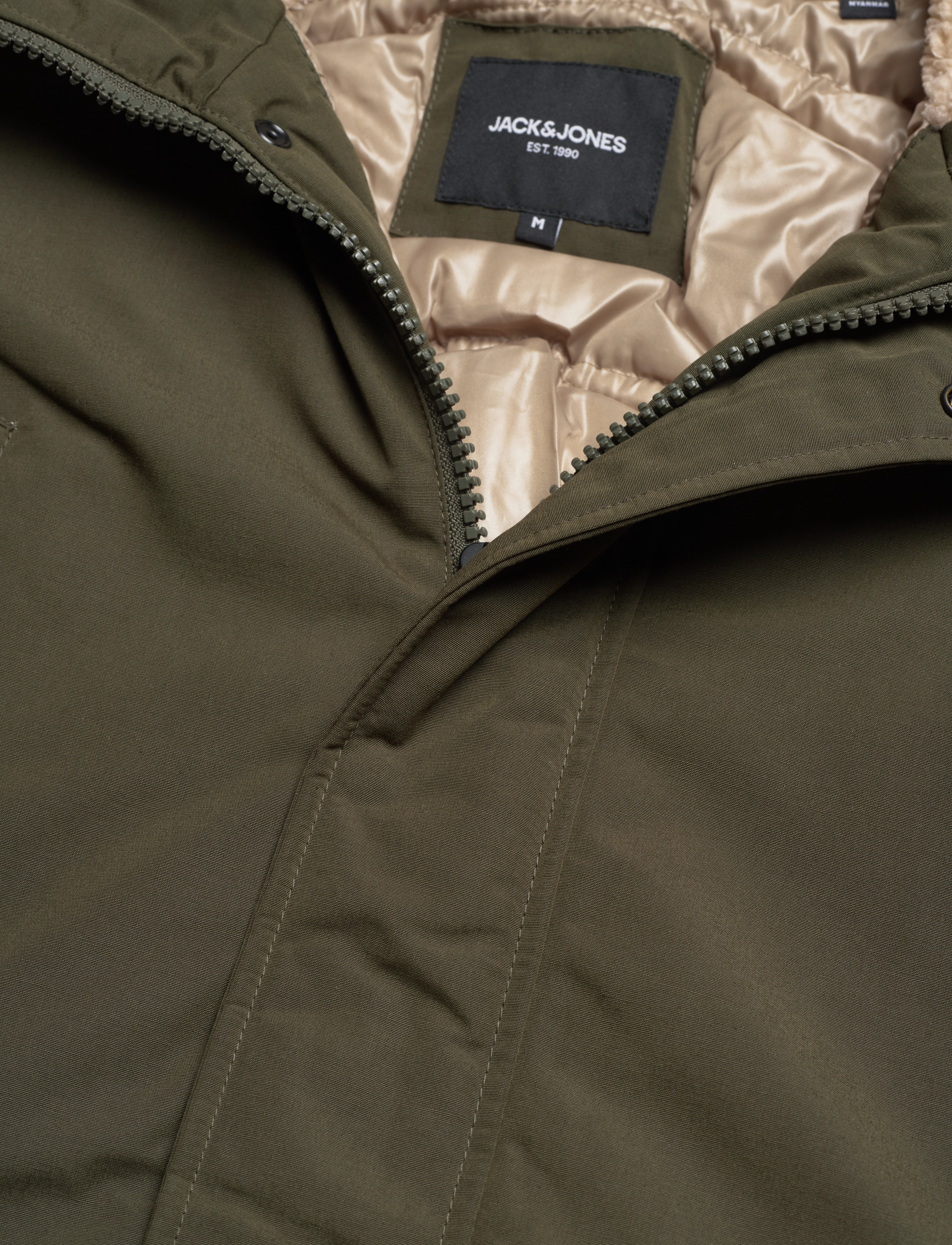 Jack & Jones - JJEMASH TEDDY PARKA SN - forest night - 3