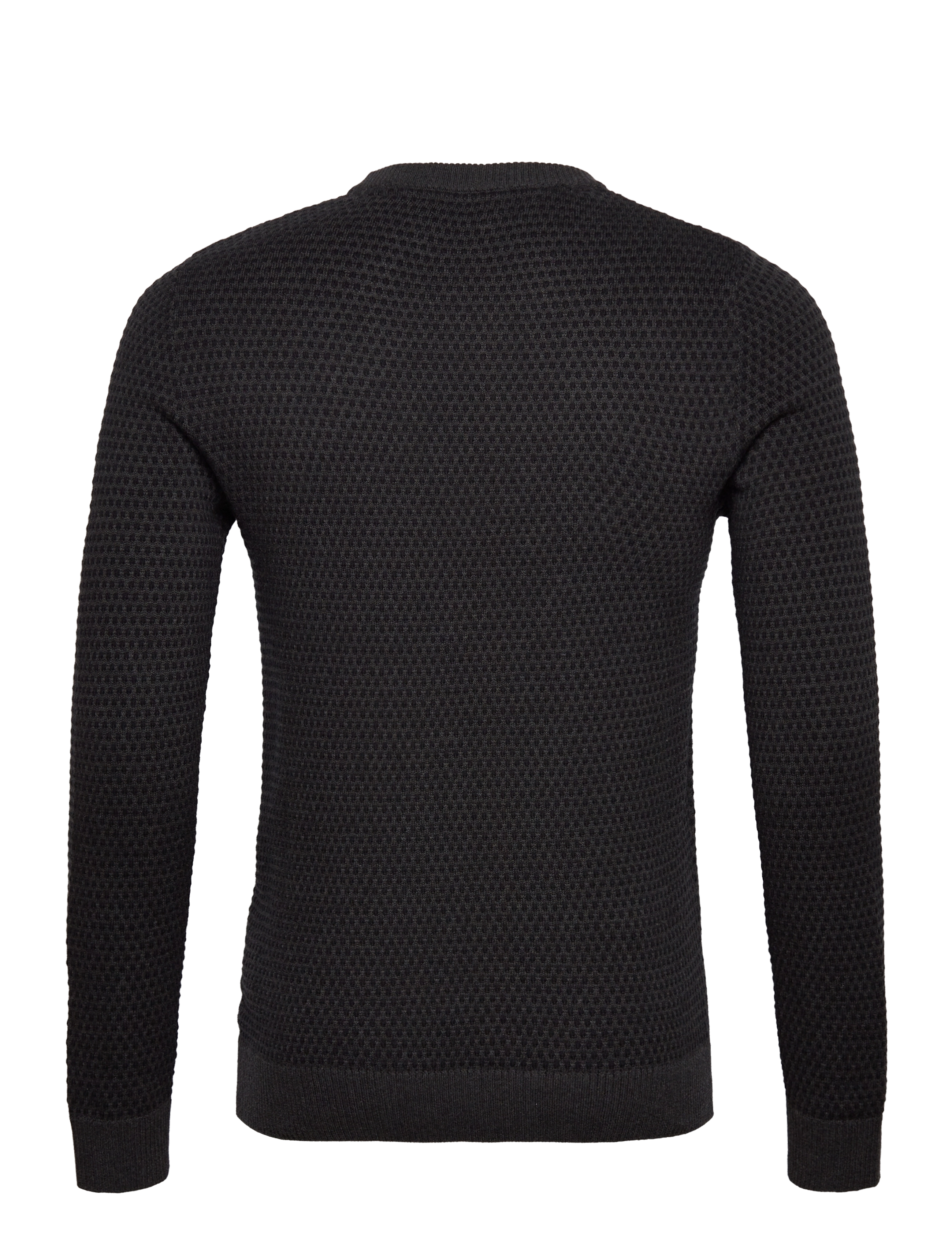 Jack & Jones - JJEATLAS KNIT CREW NECK NOOS - dark grey melange - 2