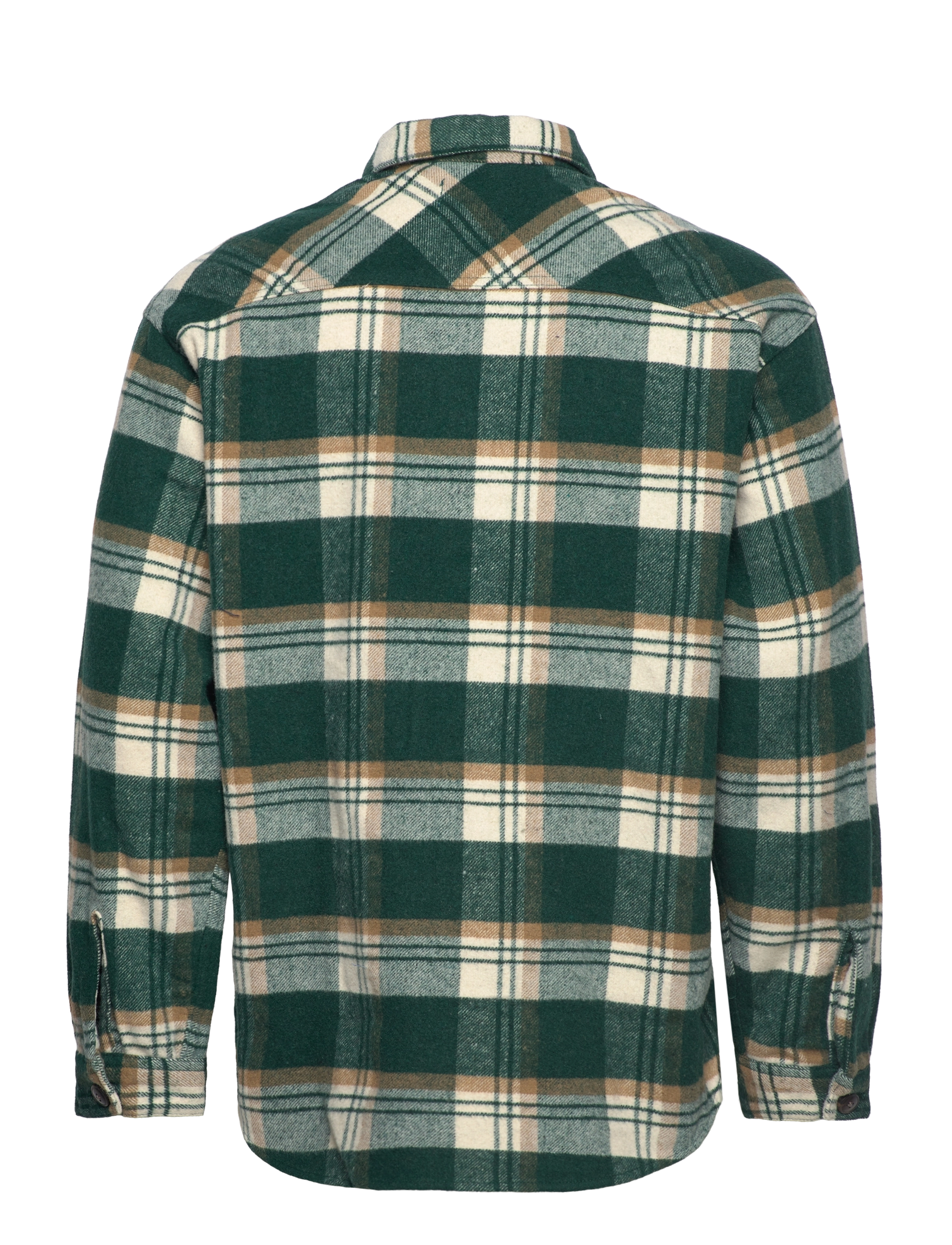 Jack & Jones - JOROLLIE CHECK OVERSHIRT LS SN - trekking green - 1