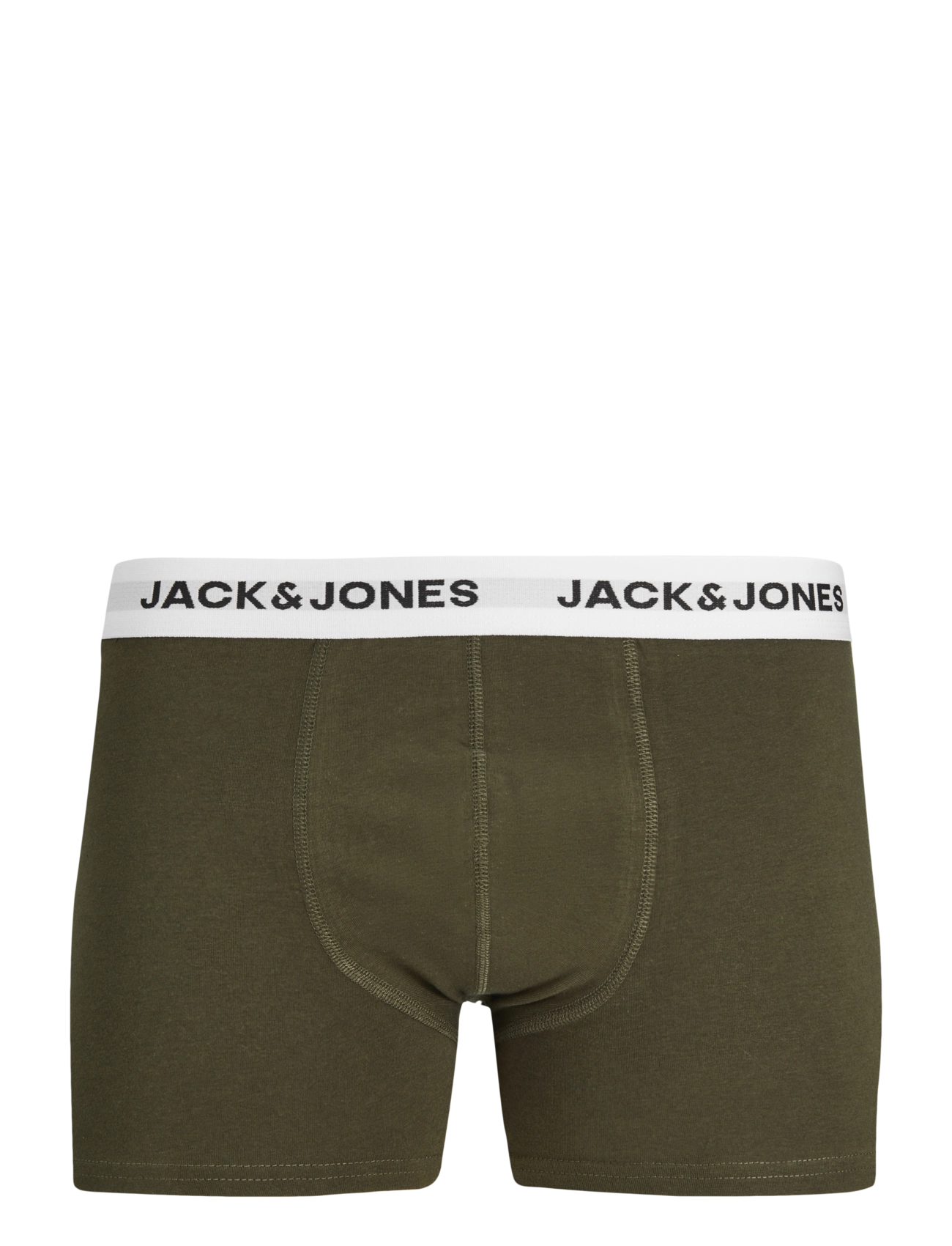 Jack & Jones - JACBASIC WHITE WB TRUNKS 5 PACK NOOS - boxerkalsonger - forest night - 5