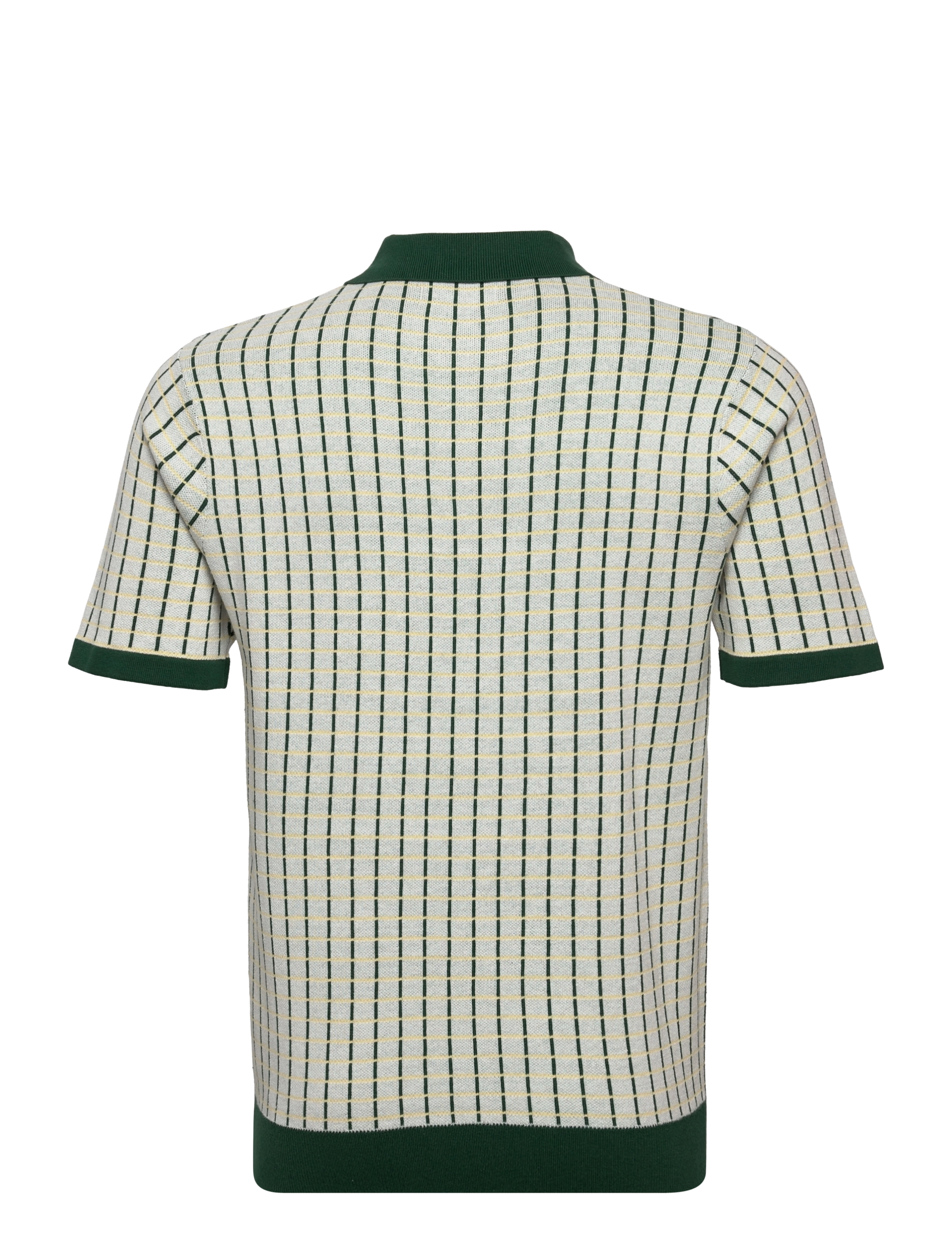 Jack & Jones - JJTONY CHECK SS POLO KNIT TC122 - cloud dancer - 1