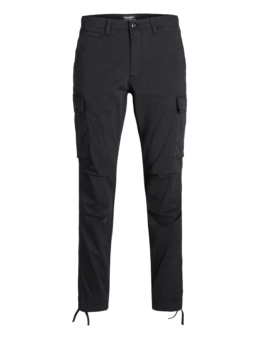 Jack & Jones - JPSTACE TUCKER CARGO AMA NOOS - cargohose - black - 1