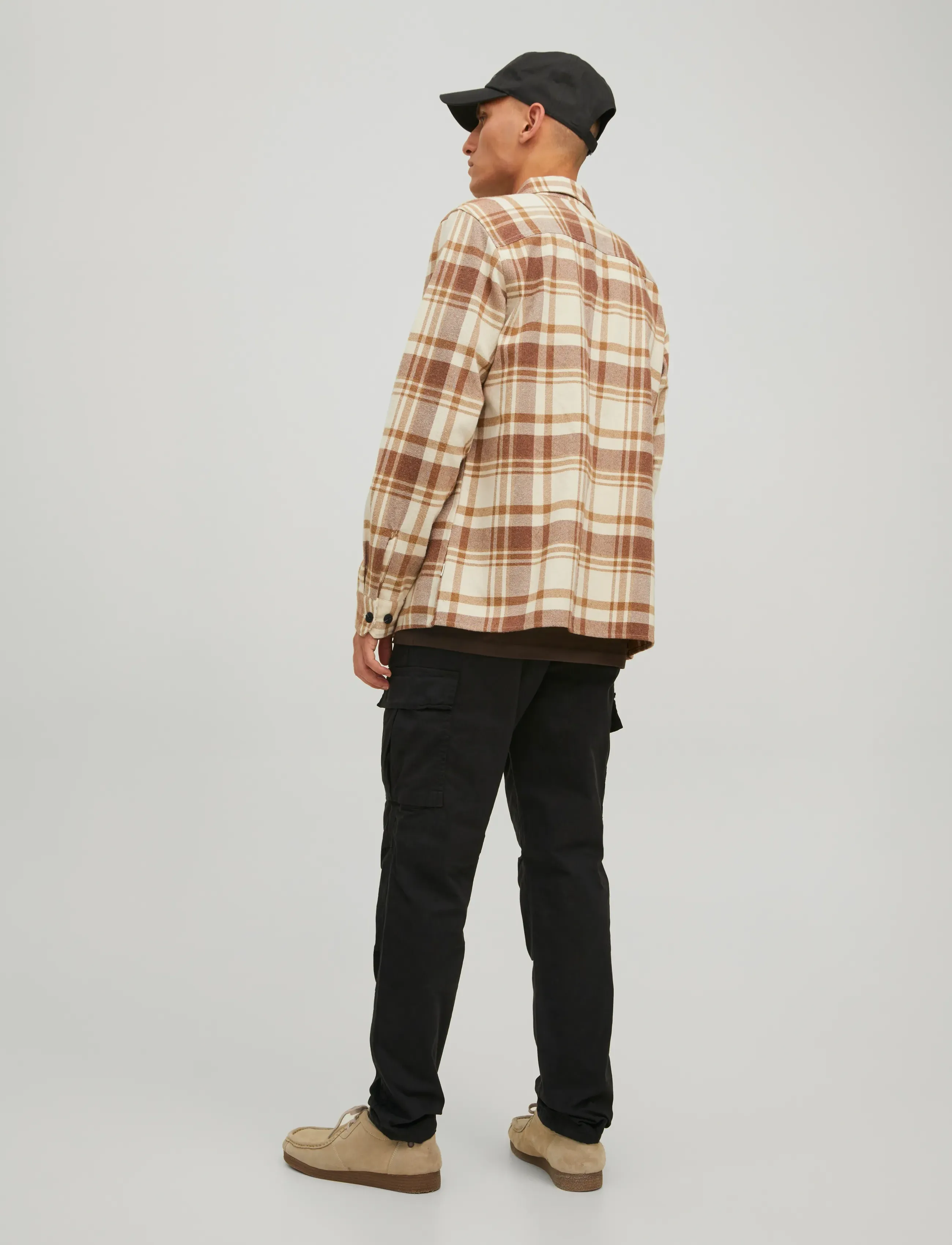 Jack & Jones - JPSTACE TUCKER CARGO AMA NOOS - cargo-buxur - black - 3