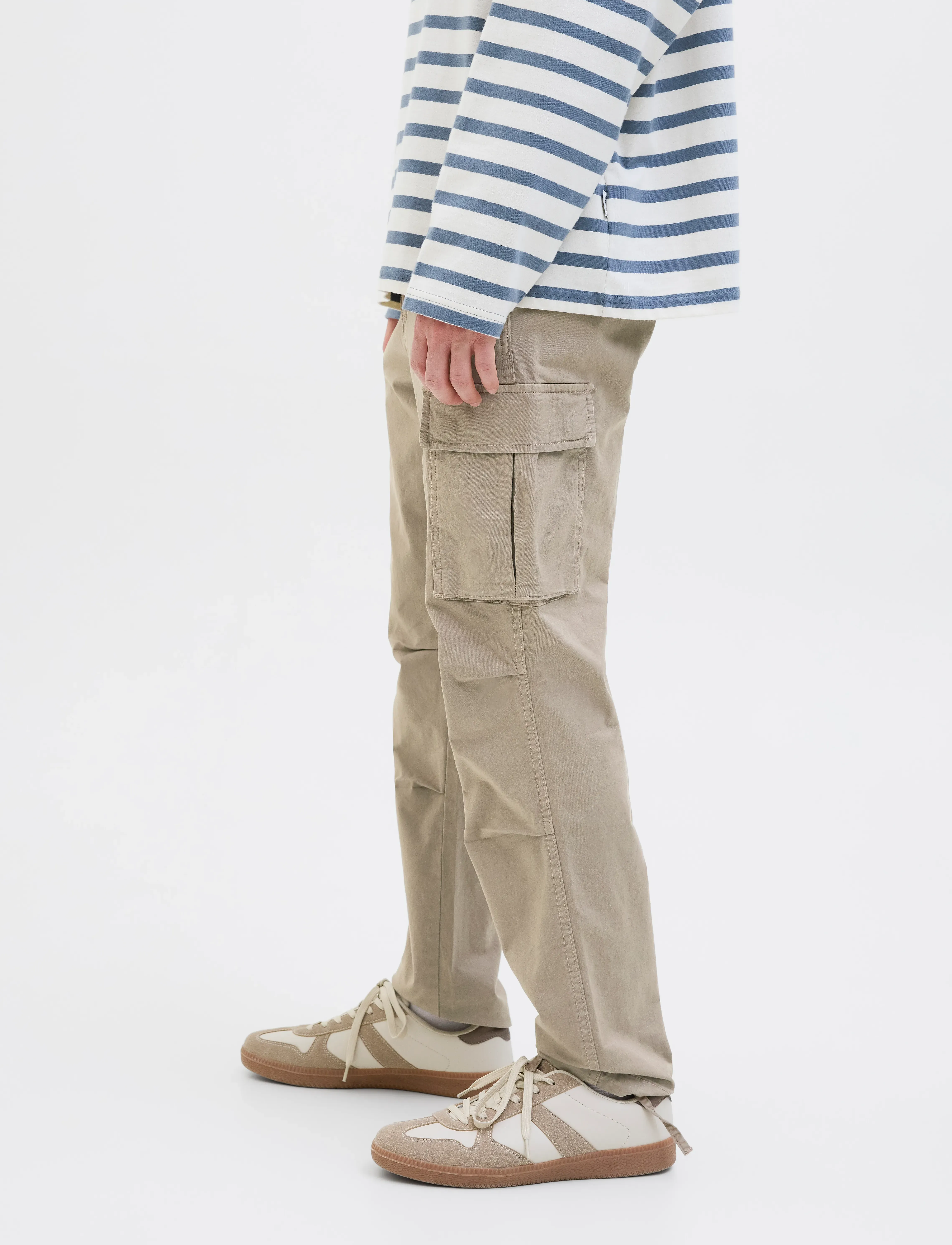 Jack & Jones - JPSTACE TUCKER CARGO AMA NOOS - cargo pants - dune - 4