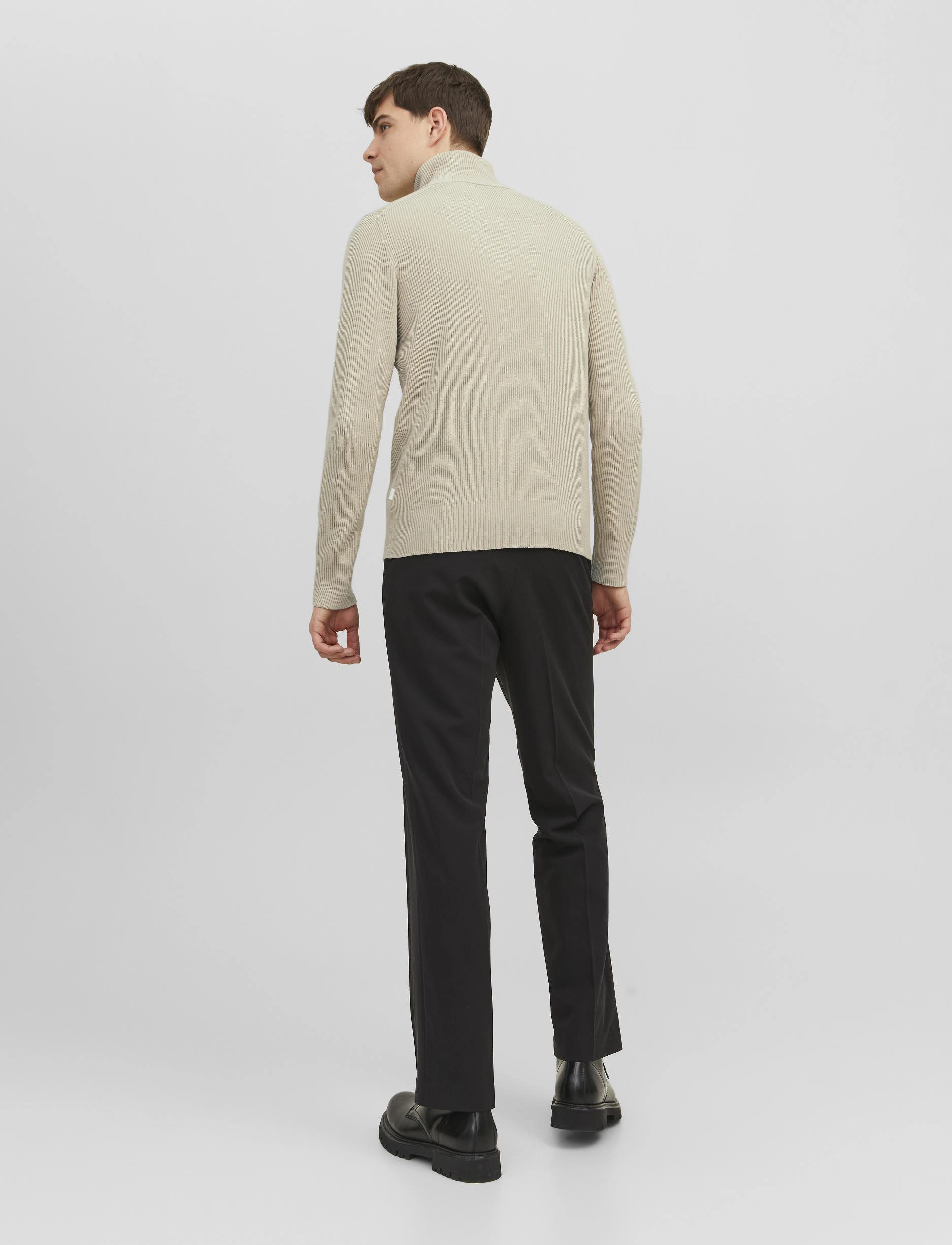 Jack & Jones - JPRCCPERFECT KNIT HALF ZIP SN - island fossil - 3