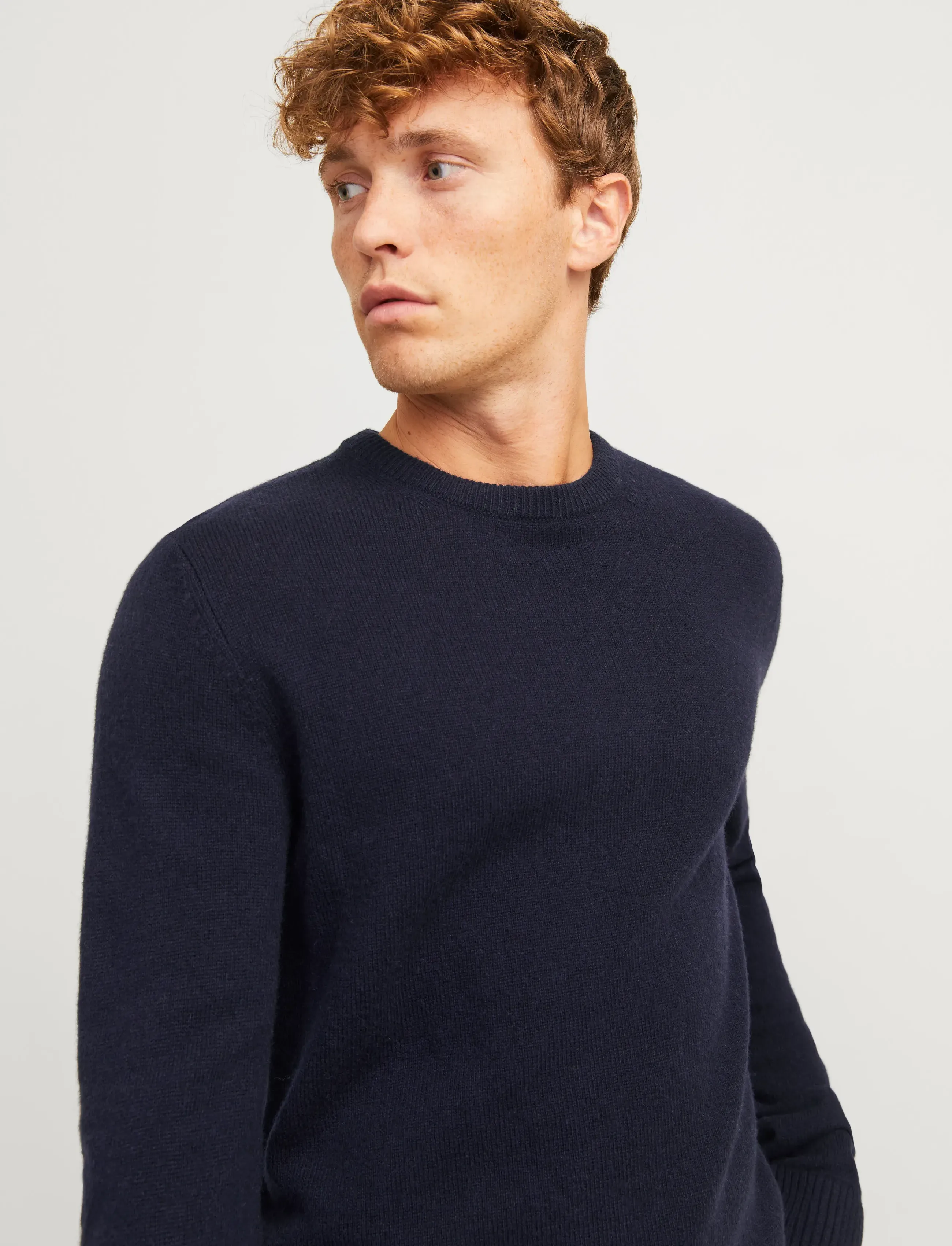Jack & Jones JPRBLULAMBSWOOL KNIT CREW NECK - Strickmode - NIGHT SKY / navy