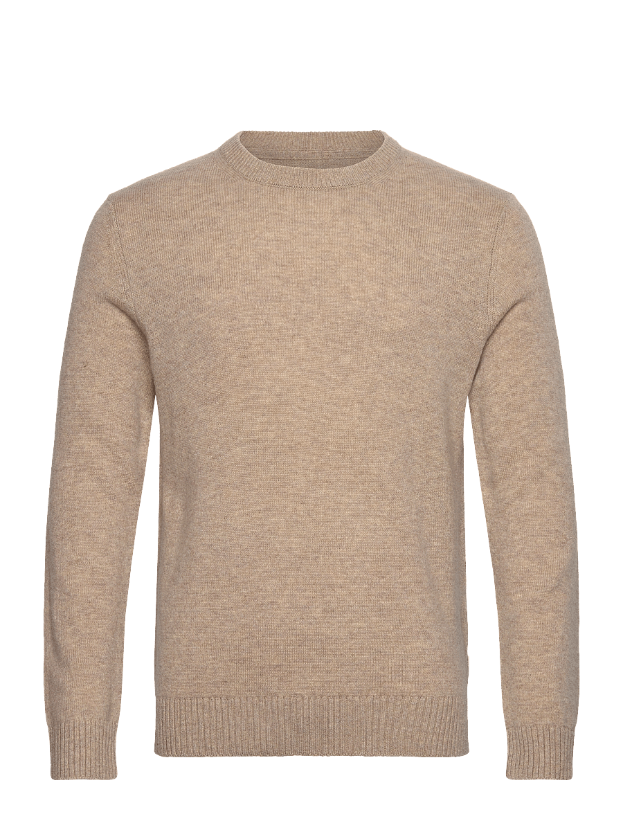 Jack & Jones - JPRBLULAMBSWOOL KNIT CREW NECK - Ümmarguse kaelusega kudumid - oatmeal - 1