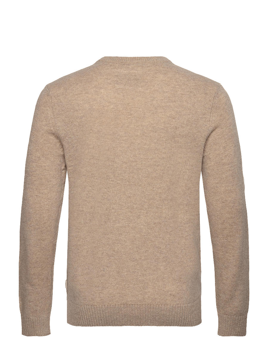 Jack & Jones - JPRBLULAMBSWOOL KNIT CREW NECK - Ümmarguse kaelusega kudumid - oatmeal - 2