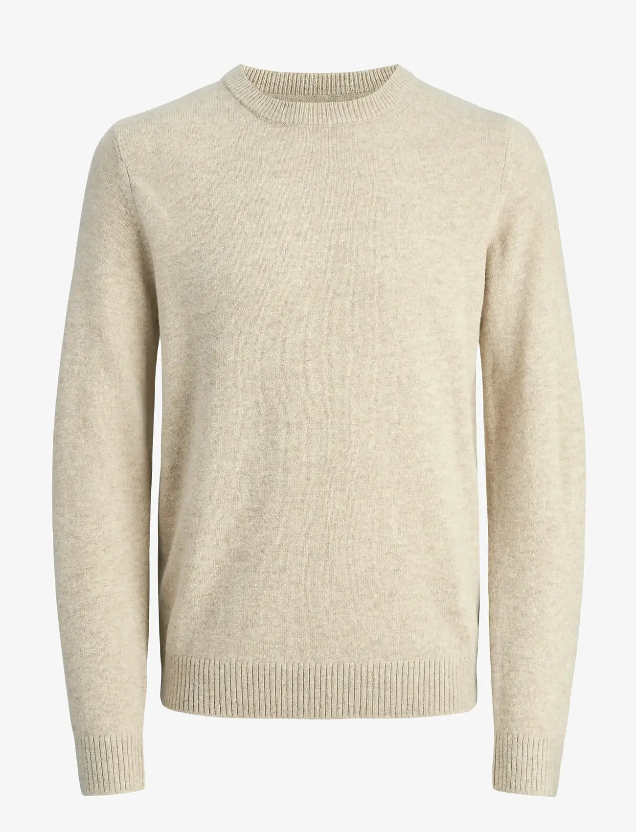 Jack & Jones - JPRBLULAMBSWOOL KNIT CREW NECK - rund hals - silver lining - 1