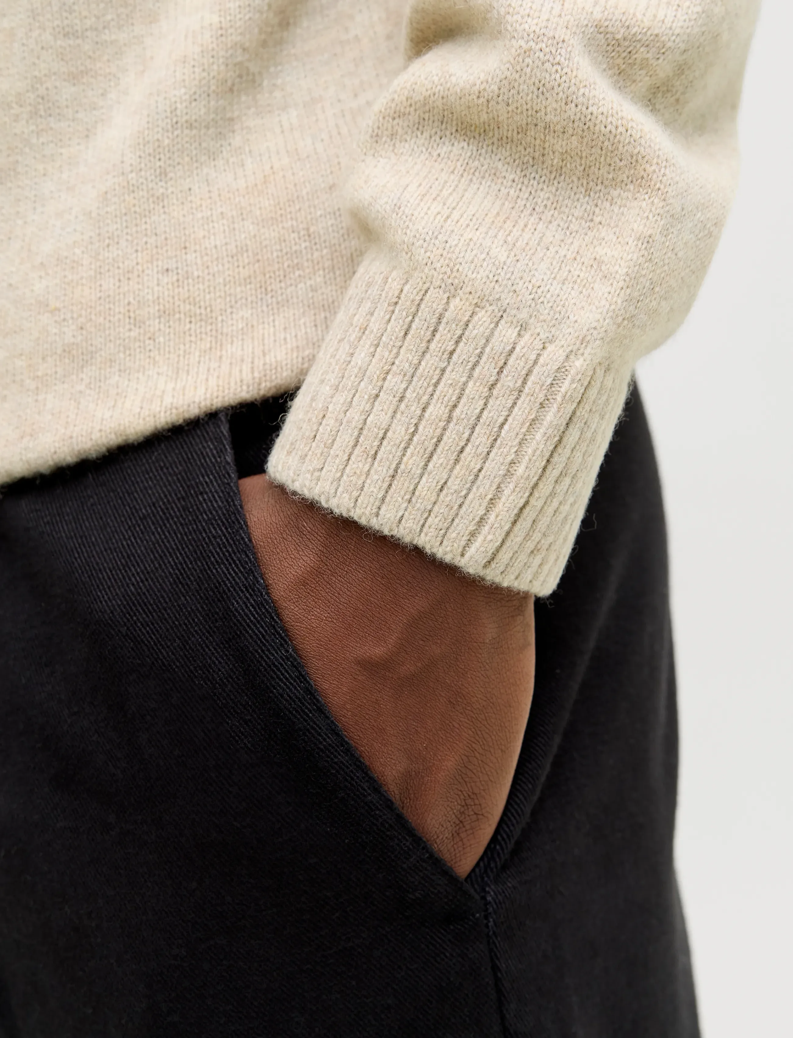 Jack & Jones - JPRBLULAMBSWOOL KNIT CREW NECK - rundhalsad - silver lining - 5