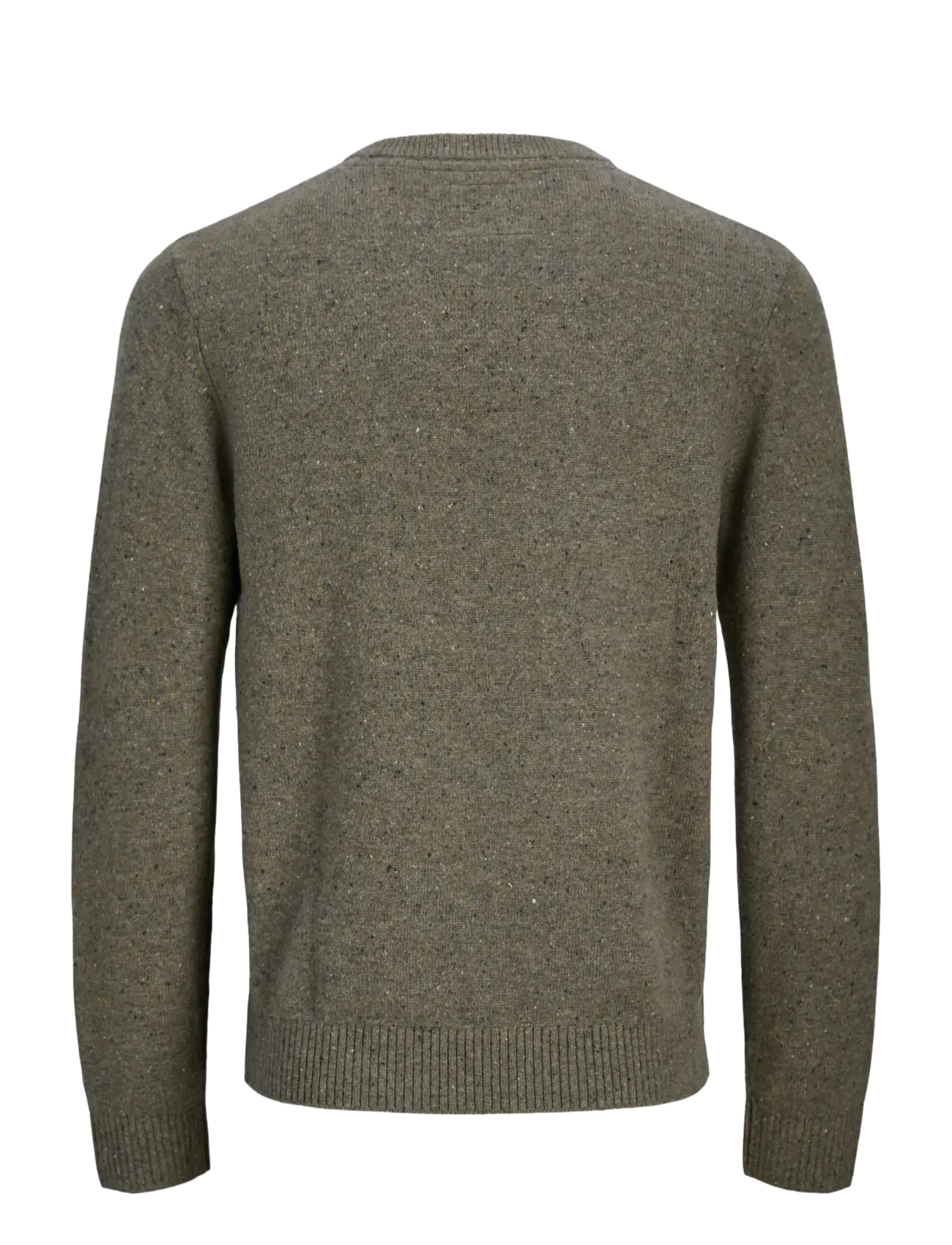 Jack & Jones - JPRBLULAMBSWOOL KNIT CREW NECK - round necks - stone gray - 2
