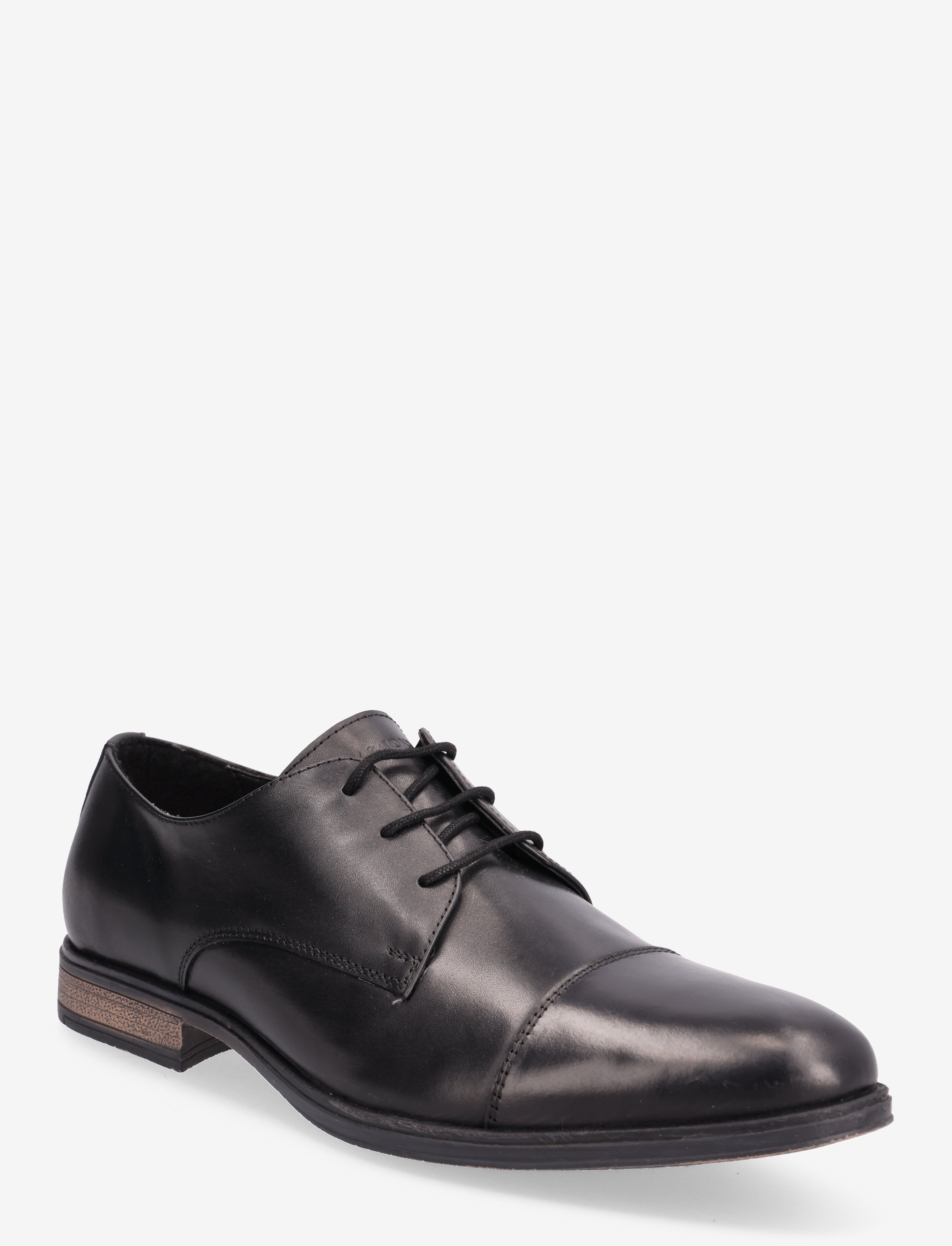Jack & Jones JFWRAYMOND LEATHER NOOS - Sko - ANTHRACITE / black