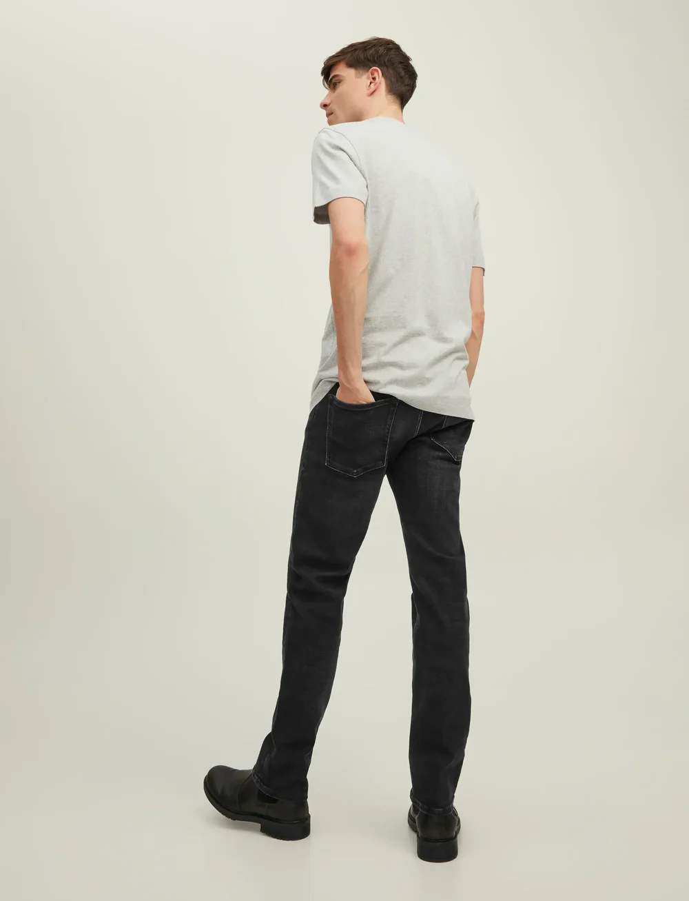 Jack & Jones - JJIMIKE JJORIGINAL JJ 111 NOOS - laisvo kirpimo džinsai - black denim - 3