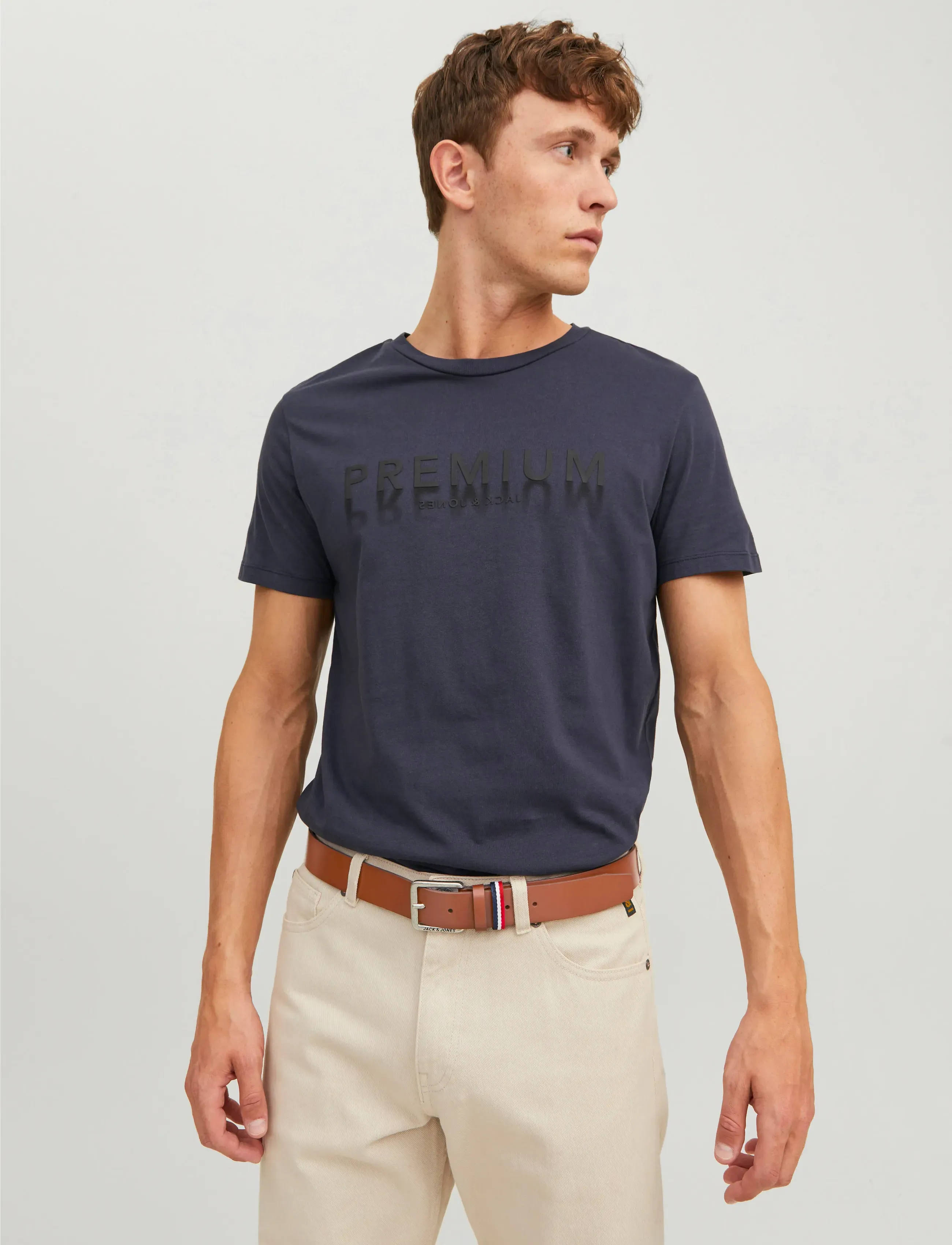 Jack & Jones Jacespo Belt Noos, 80, Belts, Braun - Classic Männerswear