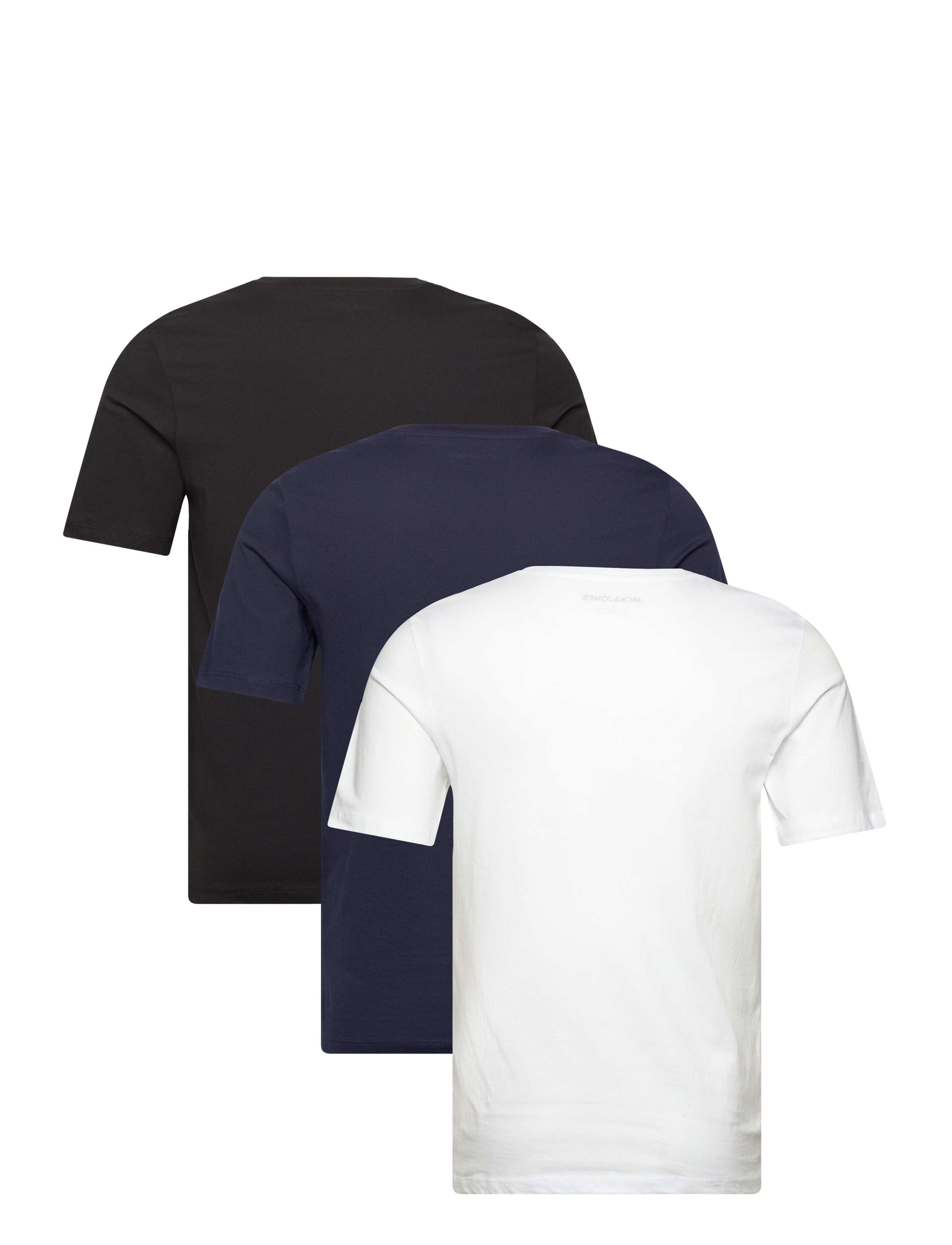 Jack & Jones - JJETHAN TEE  SS CREW NECK  3PK MP NOOS - kurzärmelig - black - 2