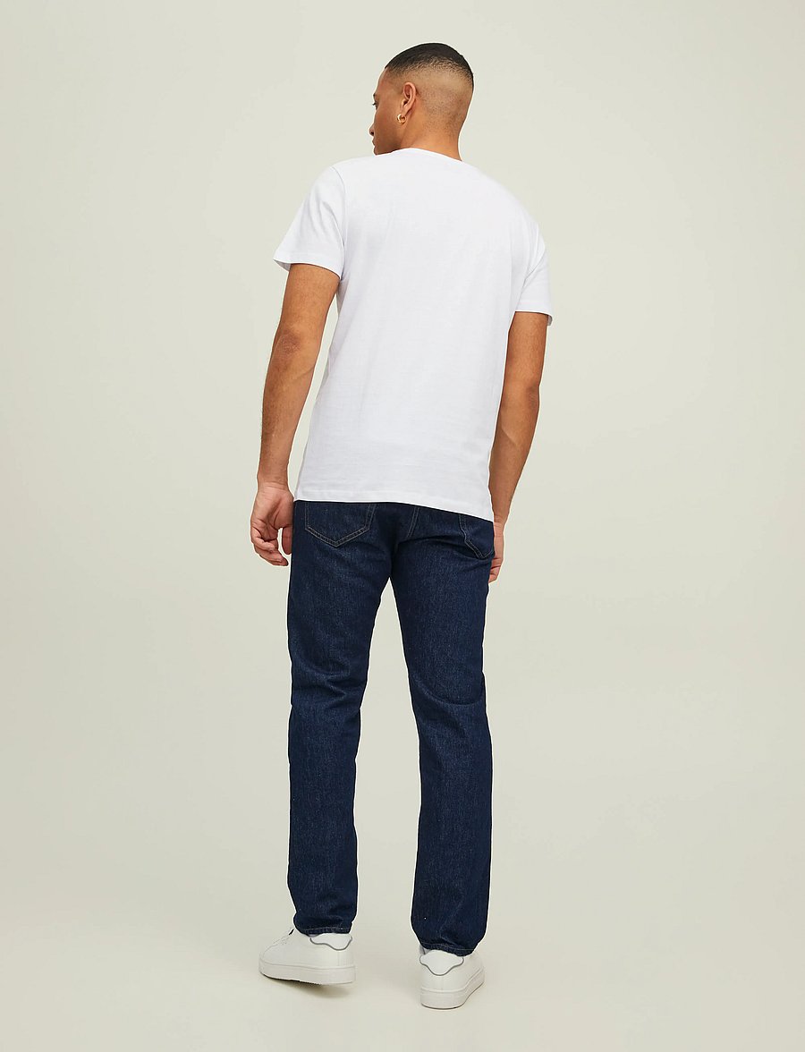 Jack & Jones - JJETHAN TEE SS CREW NECK 3PK MP NOOS - kurzärmelige t-shirts - black - 3