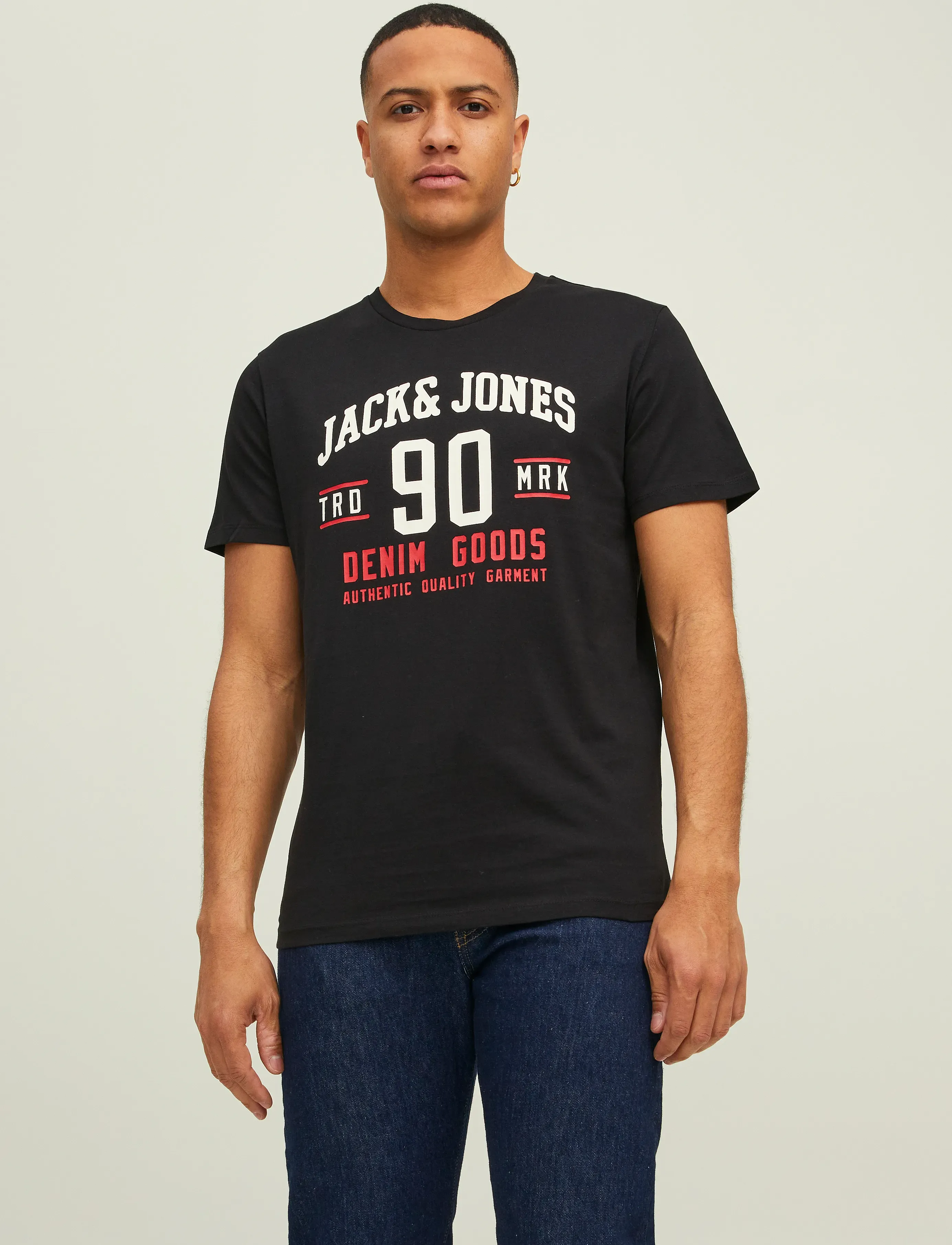JACK & JONES Jjethan Tee Ss Crew Neck 3Pk Mp Noos t-shirts - bas herr – bild 7