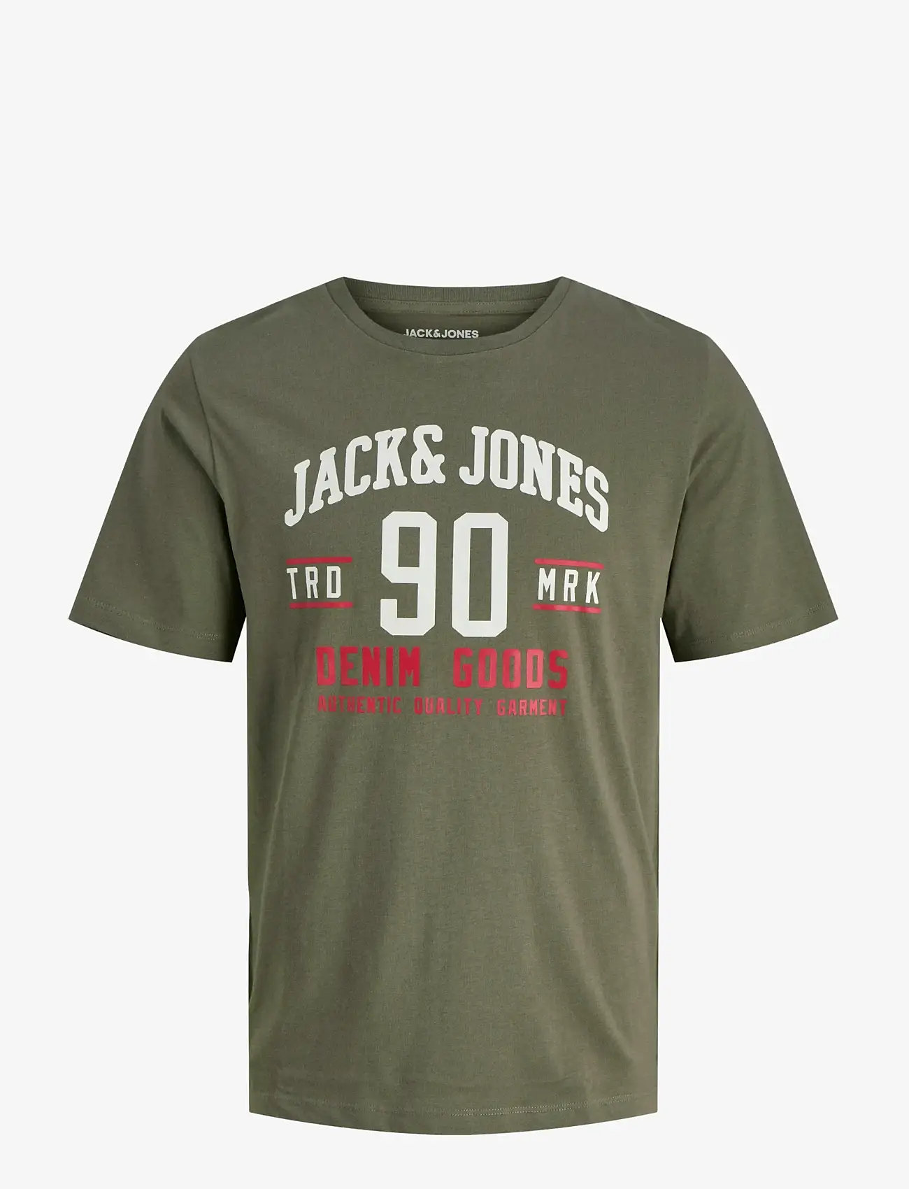 Jack & Jones - JJETHAN TEE  SS CREW NECK  3PK MP NOOS - kurzärmelig - dusty olive - 4