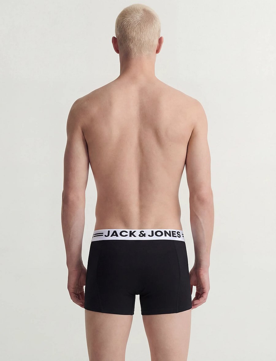 Jack & Jones - JACSENSE TRUNKS 7 PACK NOOS - black - 4