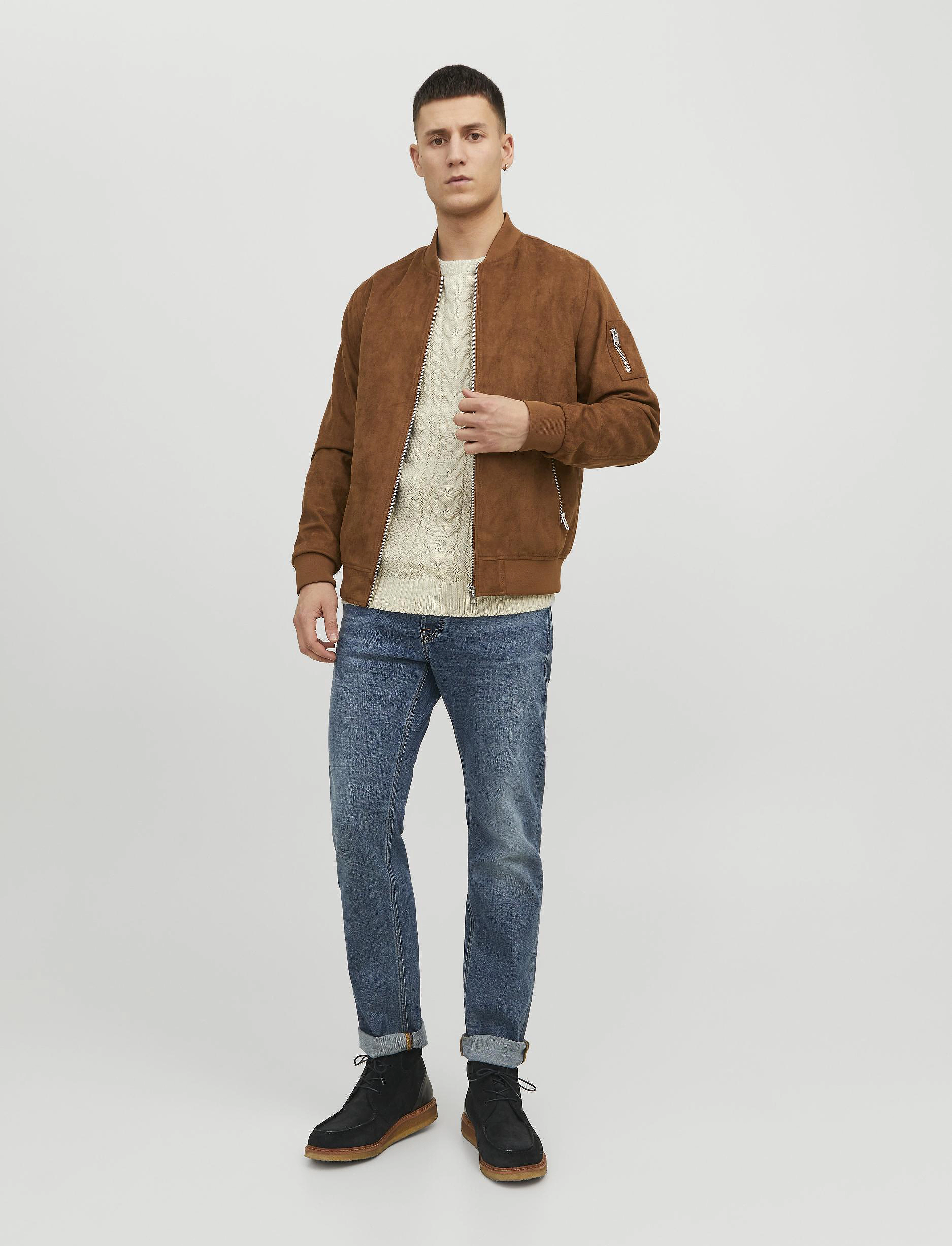 Jjerocky Faux Suede Bomber Noos 3