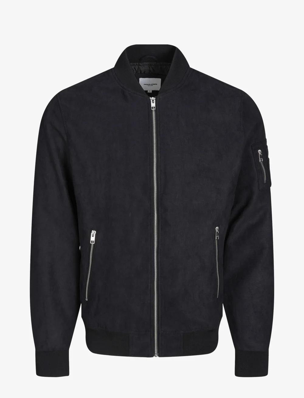 Jack & Jones - JJEROCKY FAUX SUEDE BOMBER NOOS - herbstjacken - jet black - 1