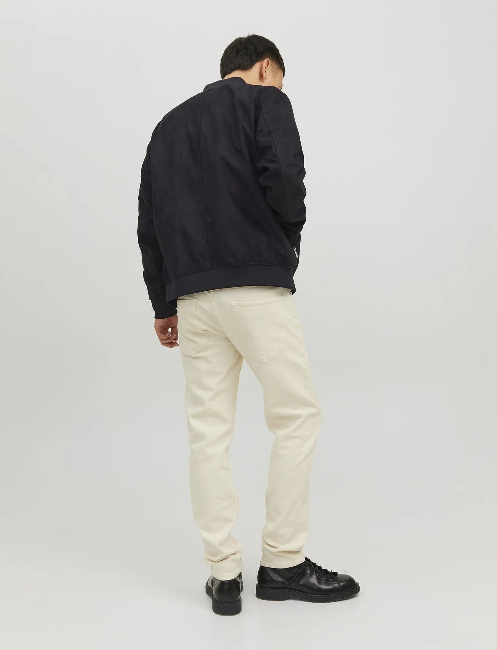 Jack & Jones - JJEROCKY FAUX SUEDE BOMBER NOOS - herbstjacken - jet black - 2