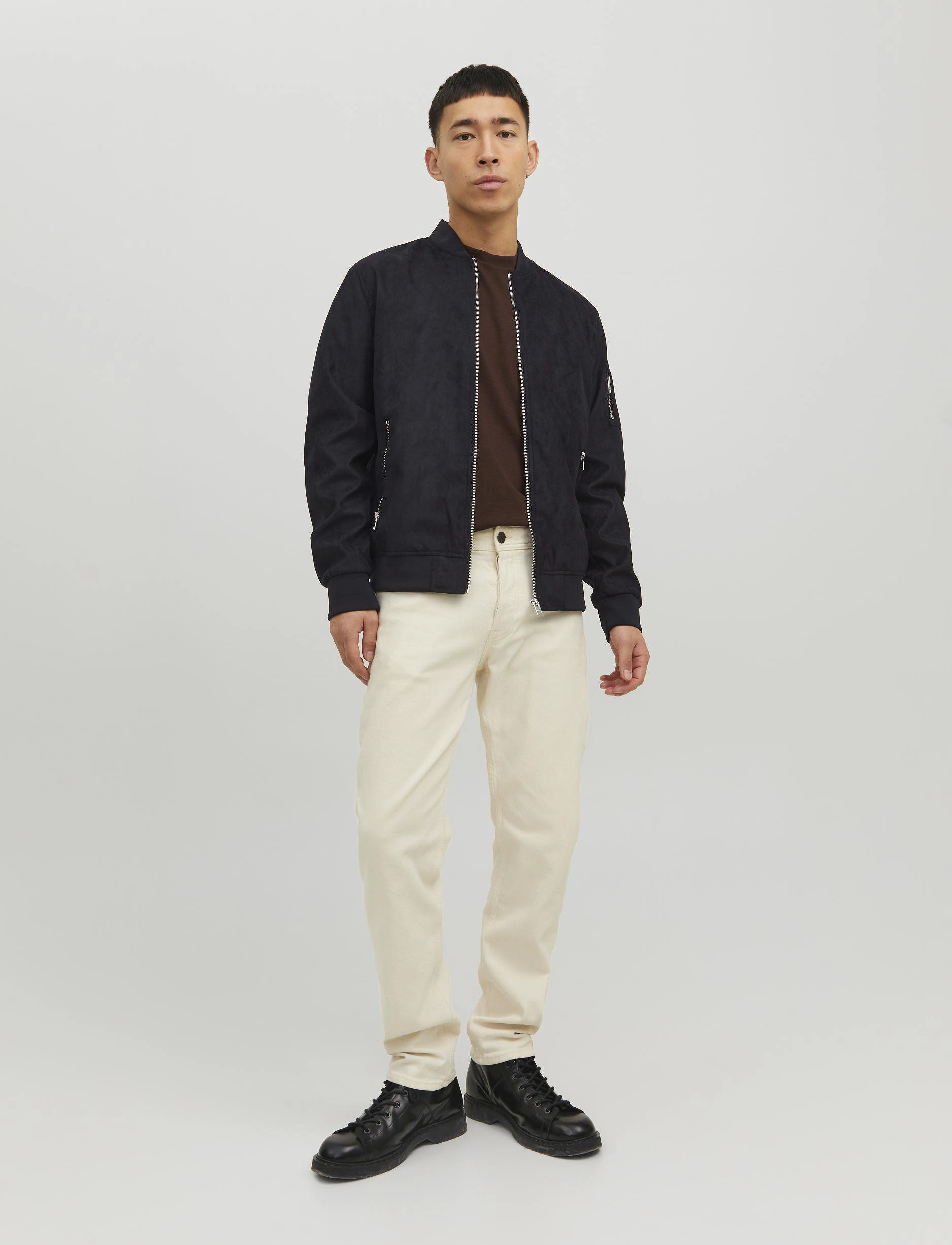 Jjerocky Faux Suede Bomber Noos 3