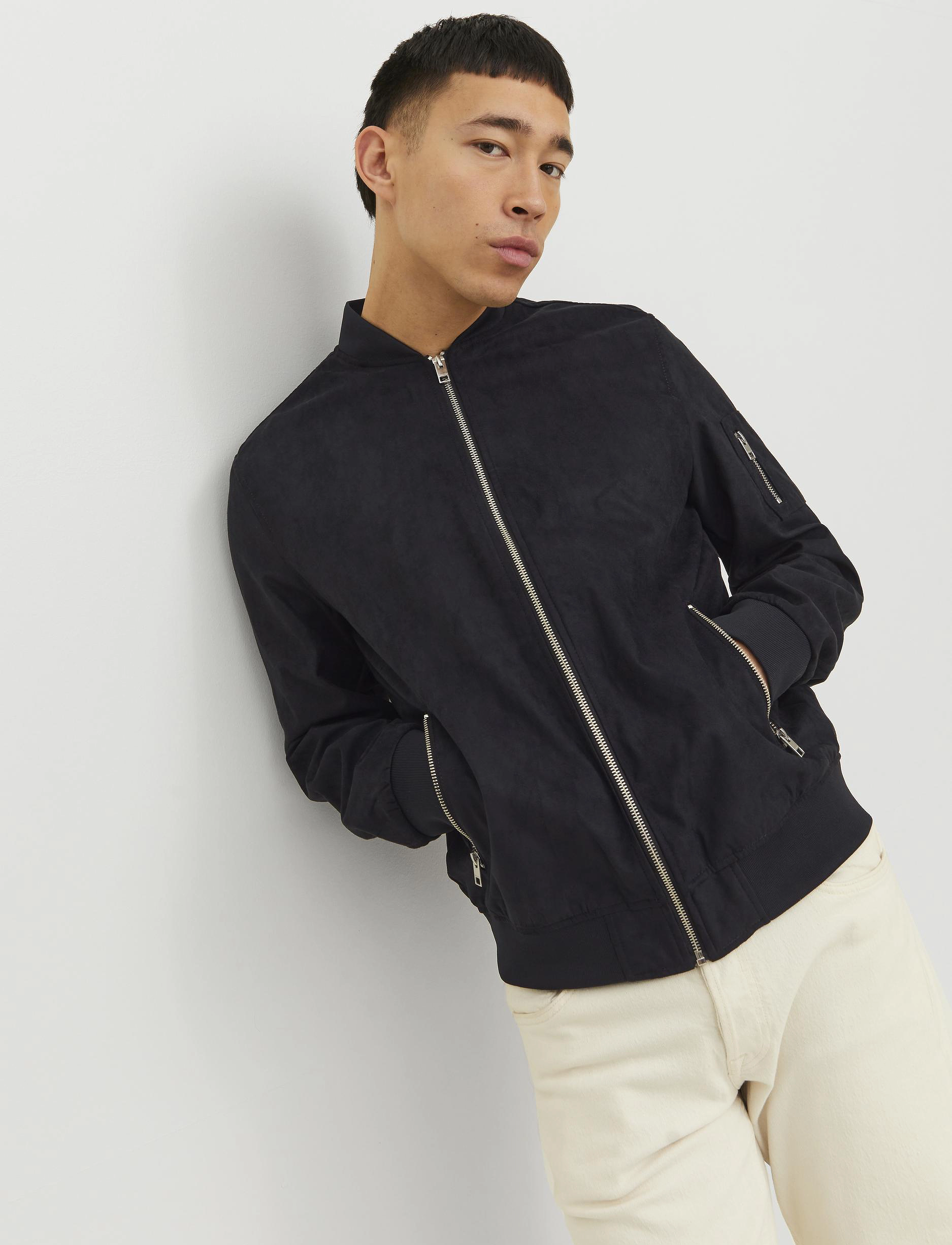 Jjerocky Faux Suede Bomber Noos 4