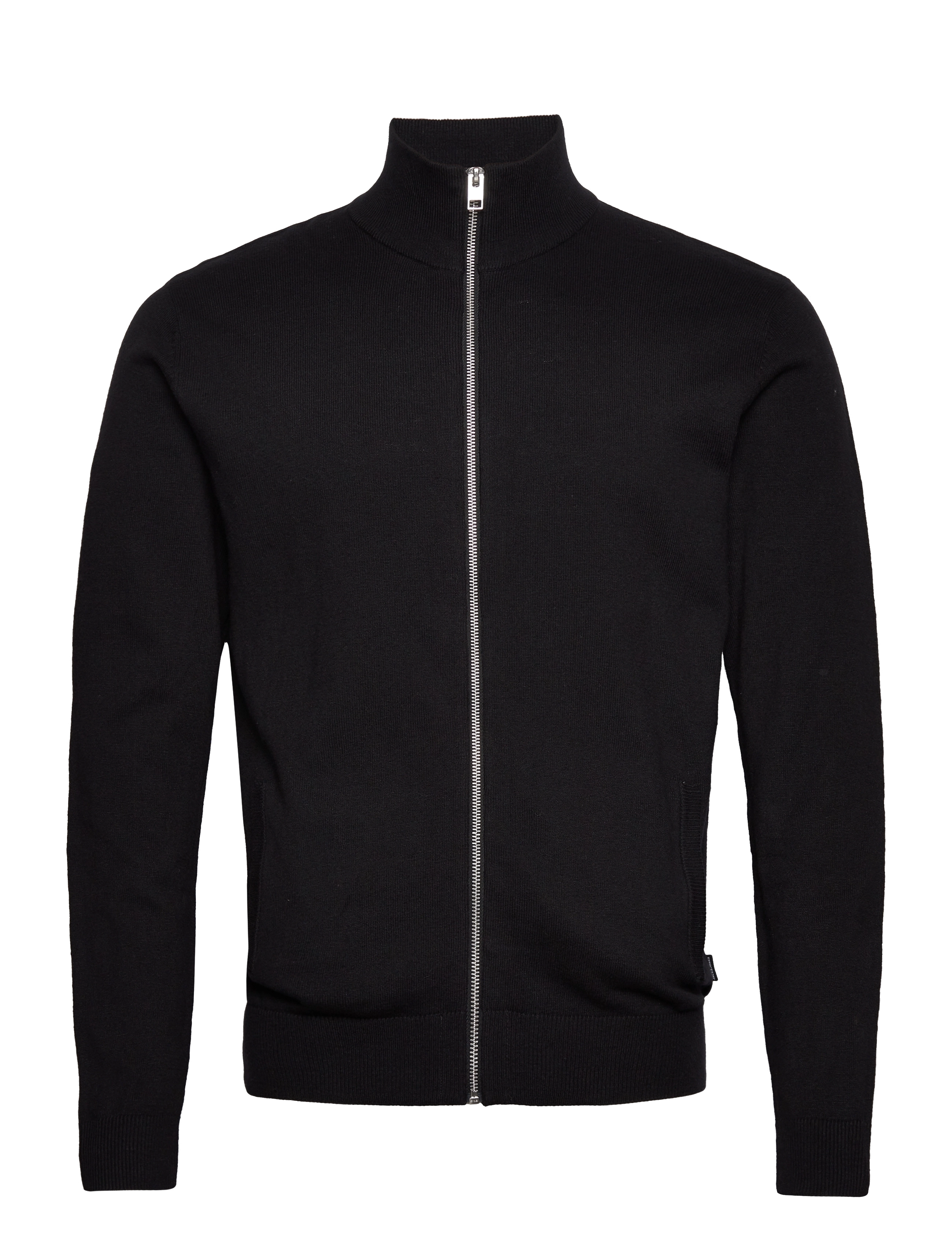 JACK & JONES Jjeemil Knit Turtle Zip Cardigan Noos Schwarz - XXL - Herren